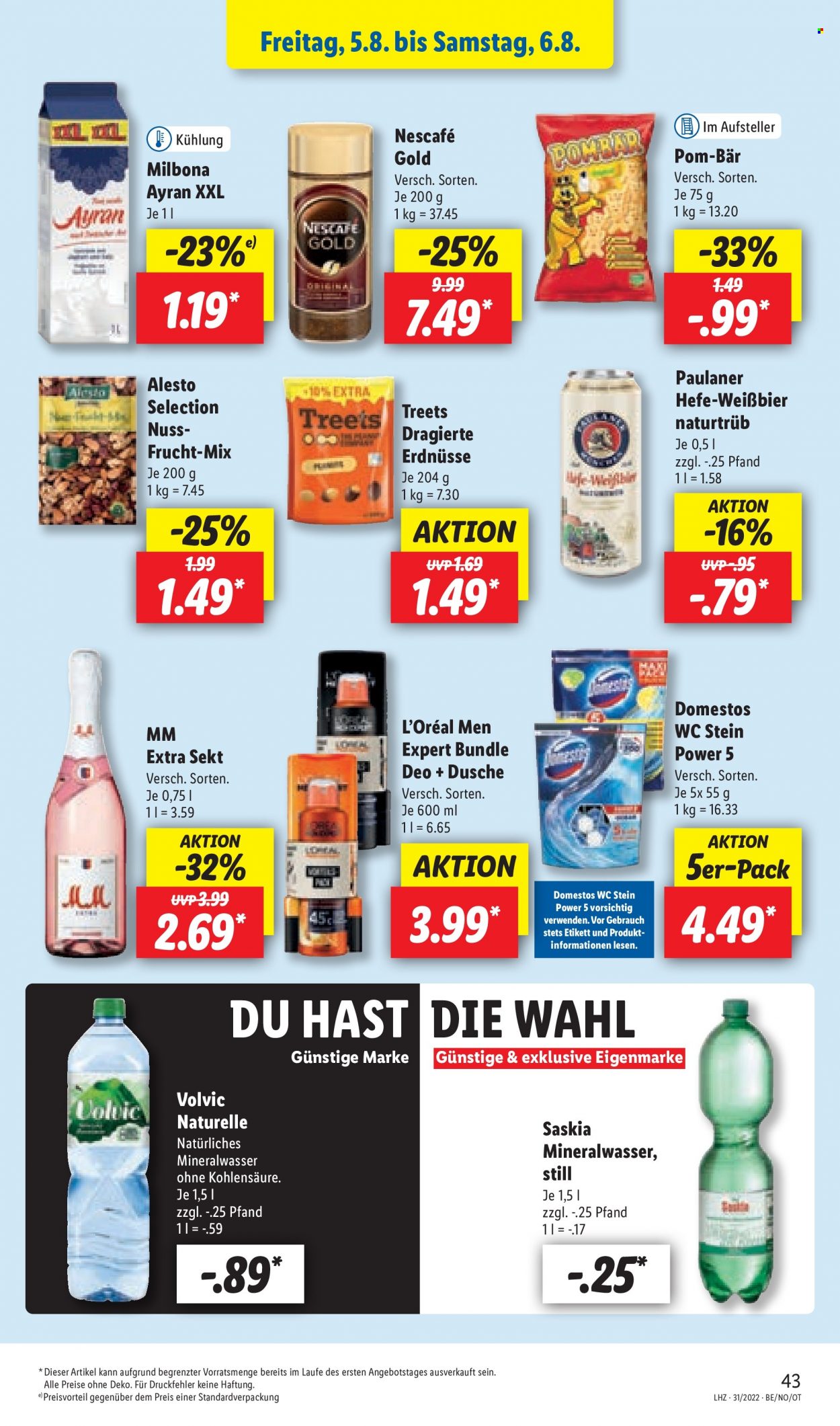 Lidl Prospekte  - 1.08.2022 - 6.08.2022. Seite 43
