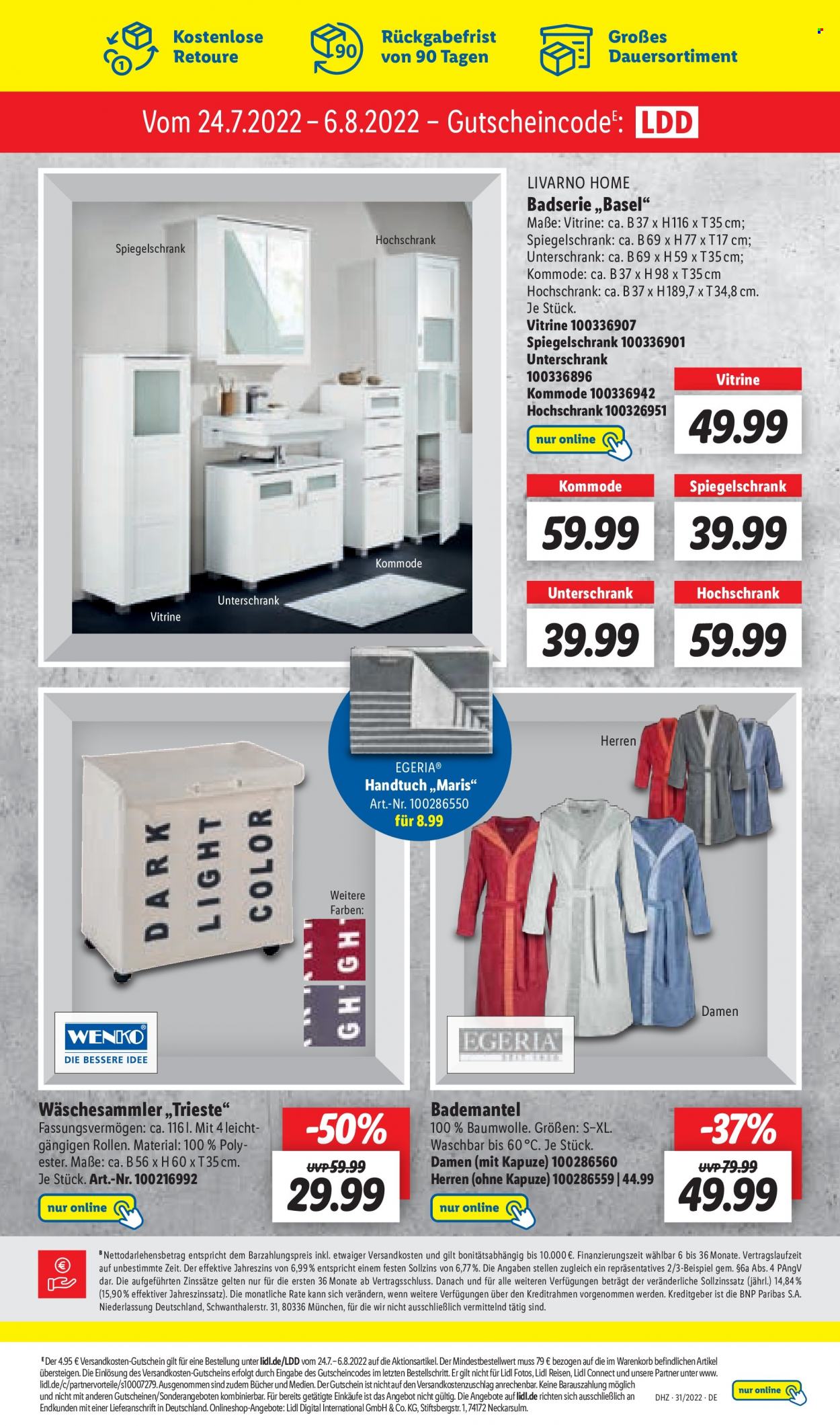 Lidl Prospekte  - 1.08.2022 - 6.08.2022. Seite 54