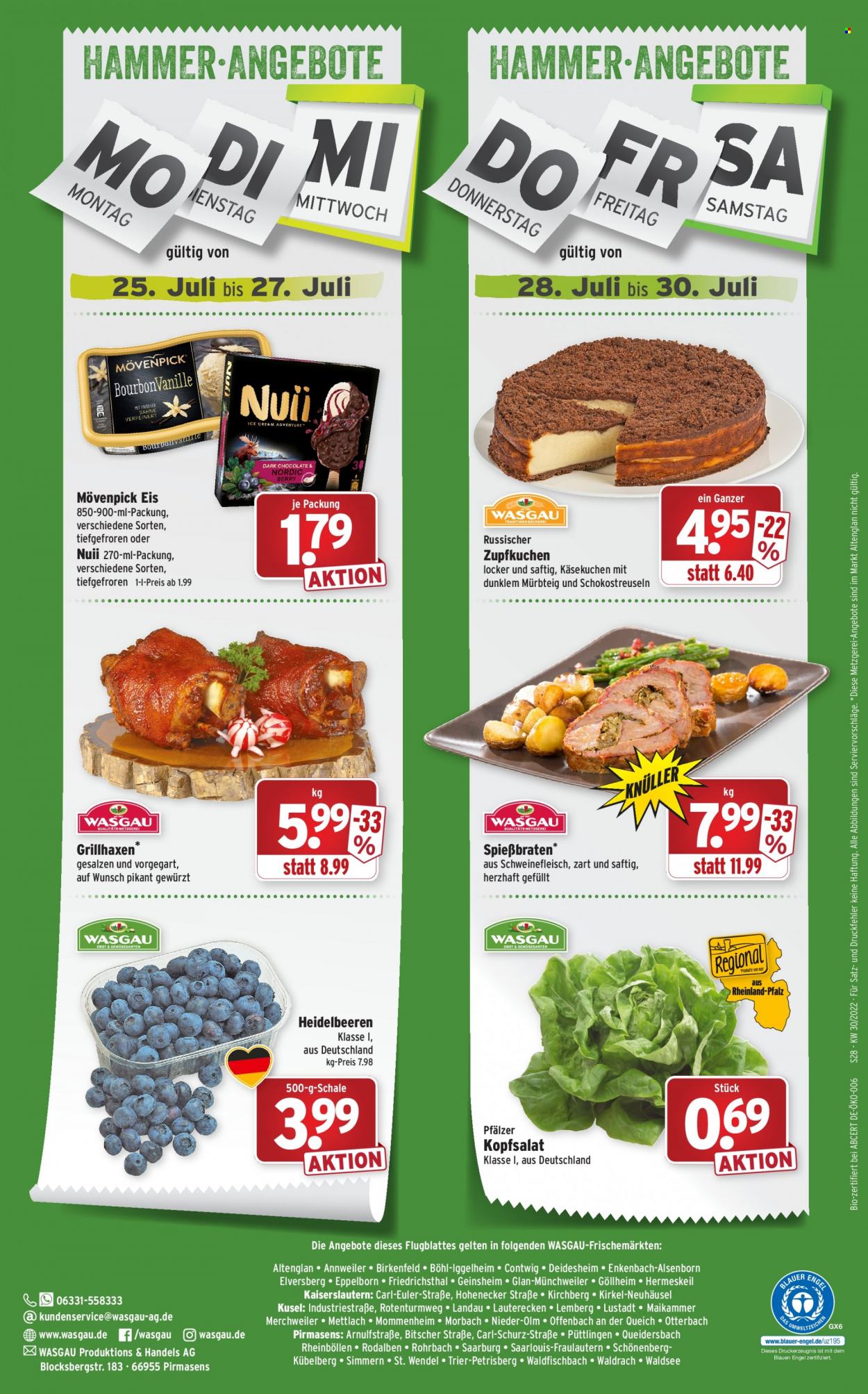 Wasgau Prospekte  - 25.07.2022 - 30.07.2022. Seite 28