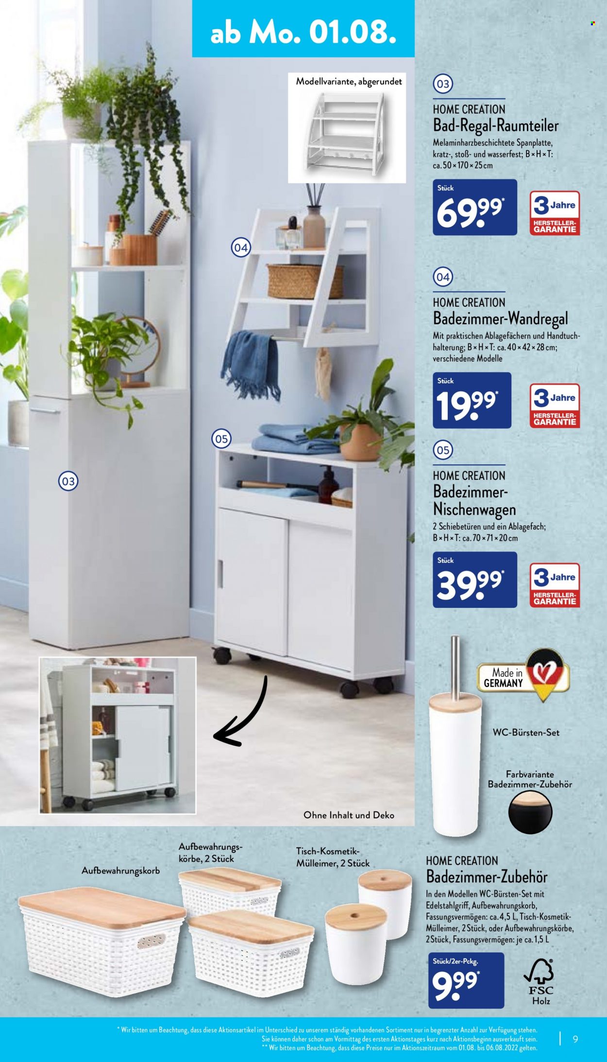 ALDI Nord Prospekte  - 1.08.2022 - 6.08.2022. Seite 9