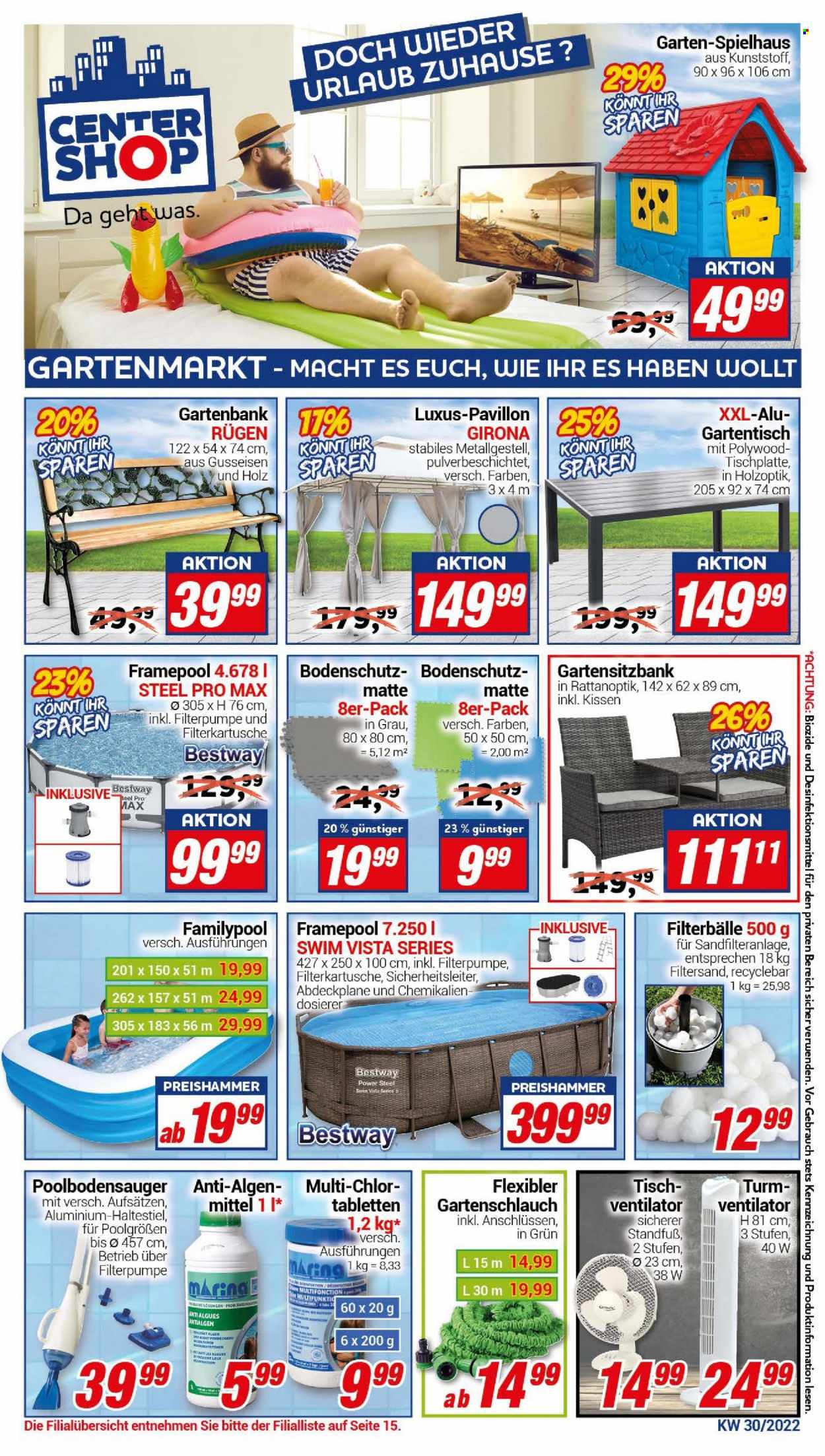 CENTERSHOP Prospekte  - 25.07.2022 - 30.07.2022. Seite 1