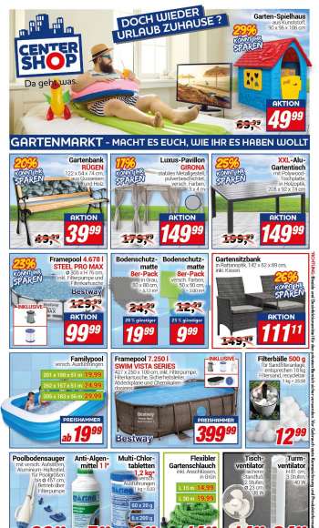 Prospekte CENTERSHOP - 25.07.2022 - 30.07.2022.