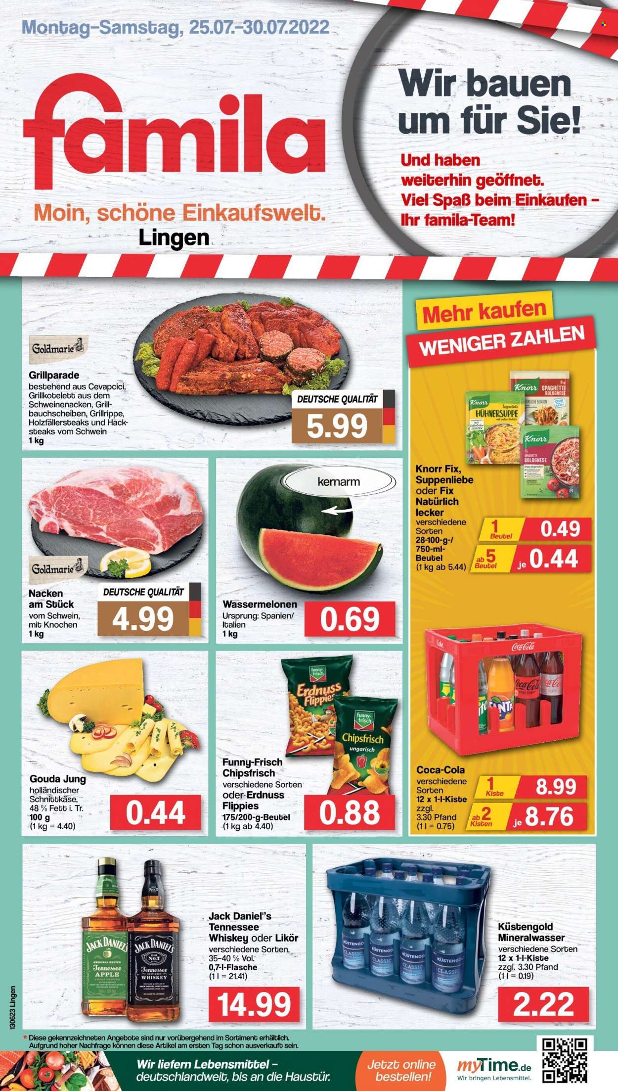 famila Prospekte  - 25.07.2022 - 30.07.2022. Seite 1