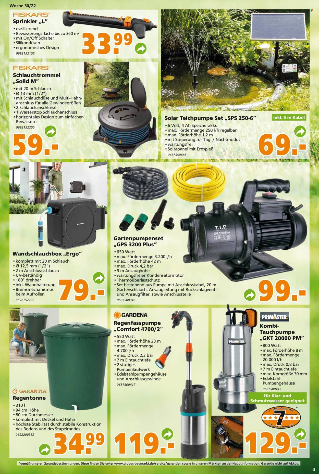 Globus Baumarkt Prospekte  - 24.07.2022 - 30.07.2022. Seite 3