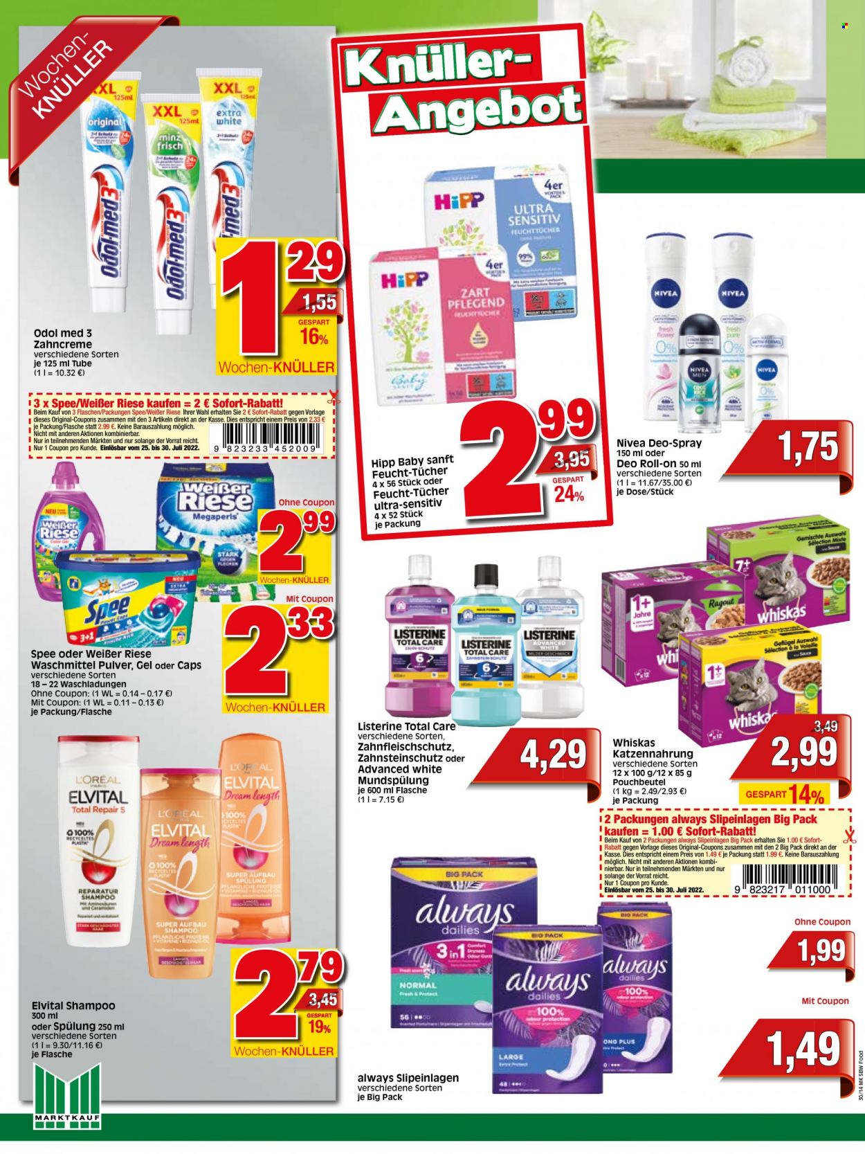Marktkauf Prospekte  - 25.07.2022 - 30.07.2022. Seite 14