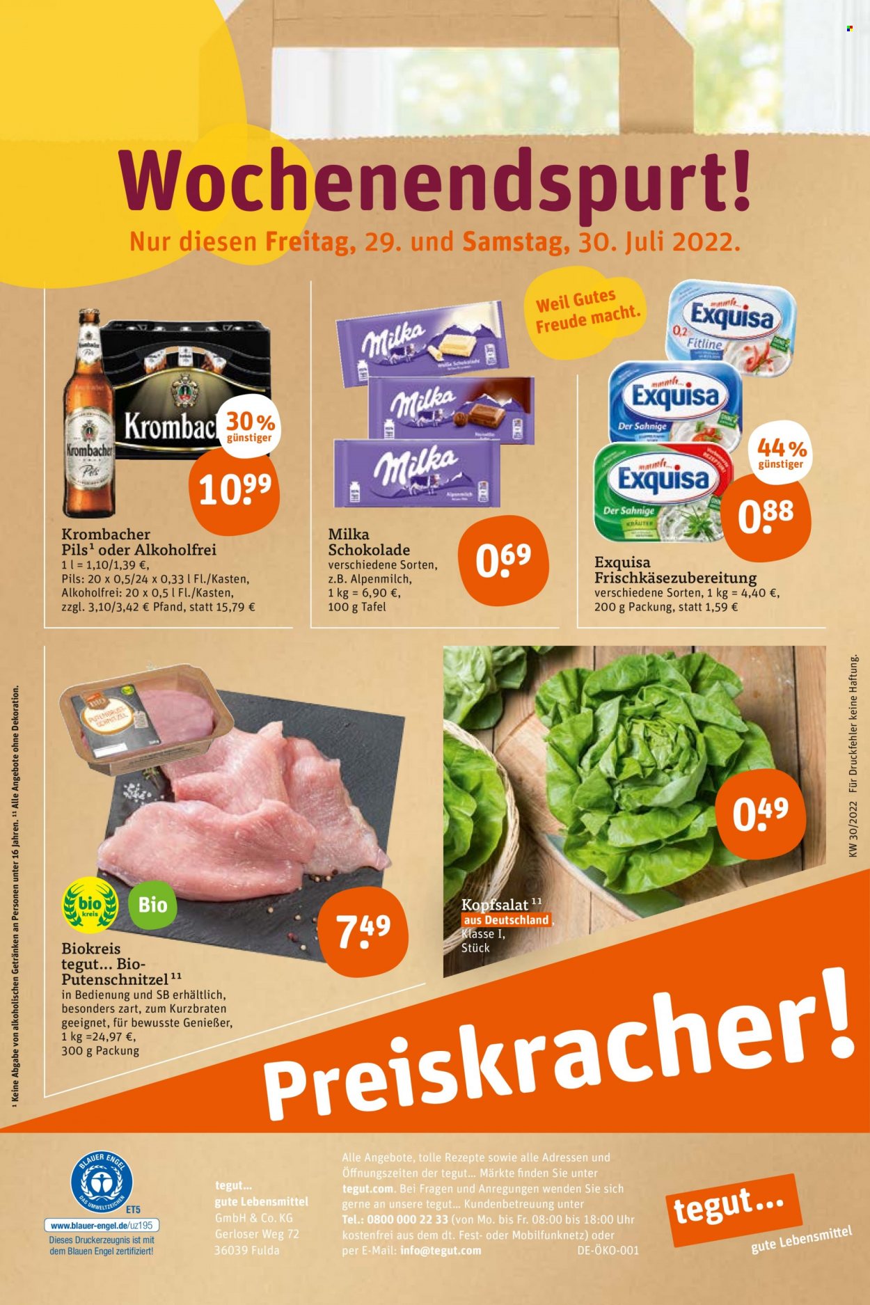 tegut... Prospekte  - 25.07.2022 - 30.07.2022. Seite 24