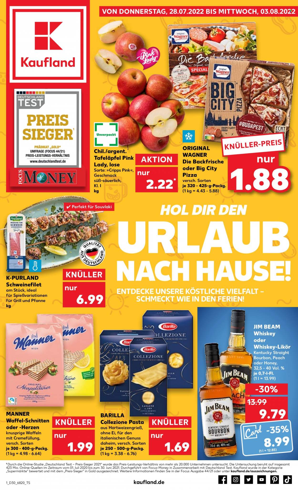 Kaufland Prospekte  - 28.07.2022 - 3.08.2022. Seite 1