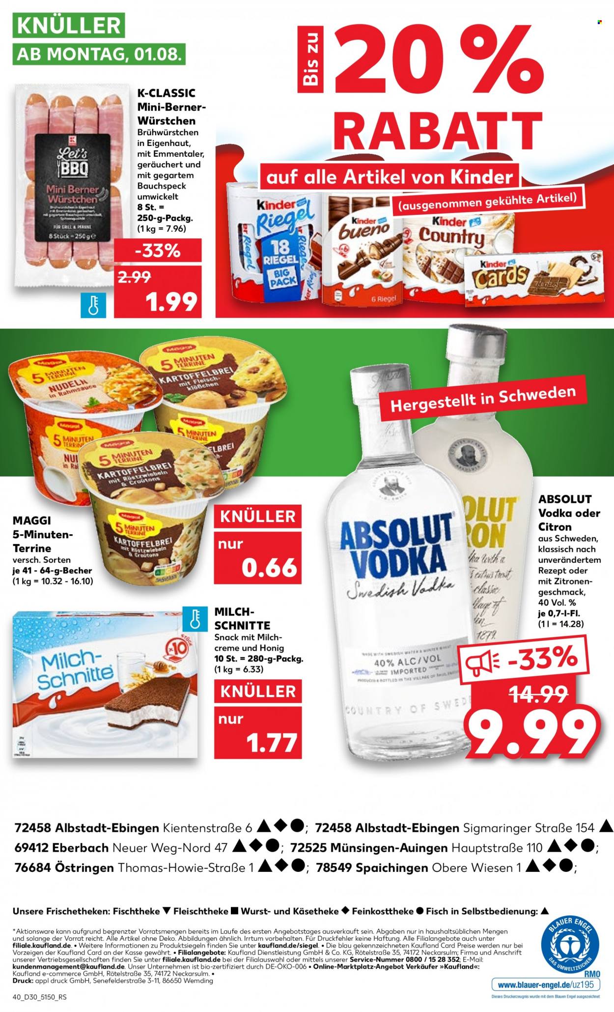 Kaufland Prospekte  - 28.07.2022 - 3.08.2022. Seite 40