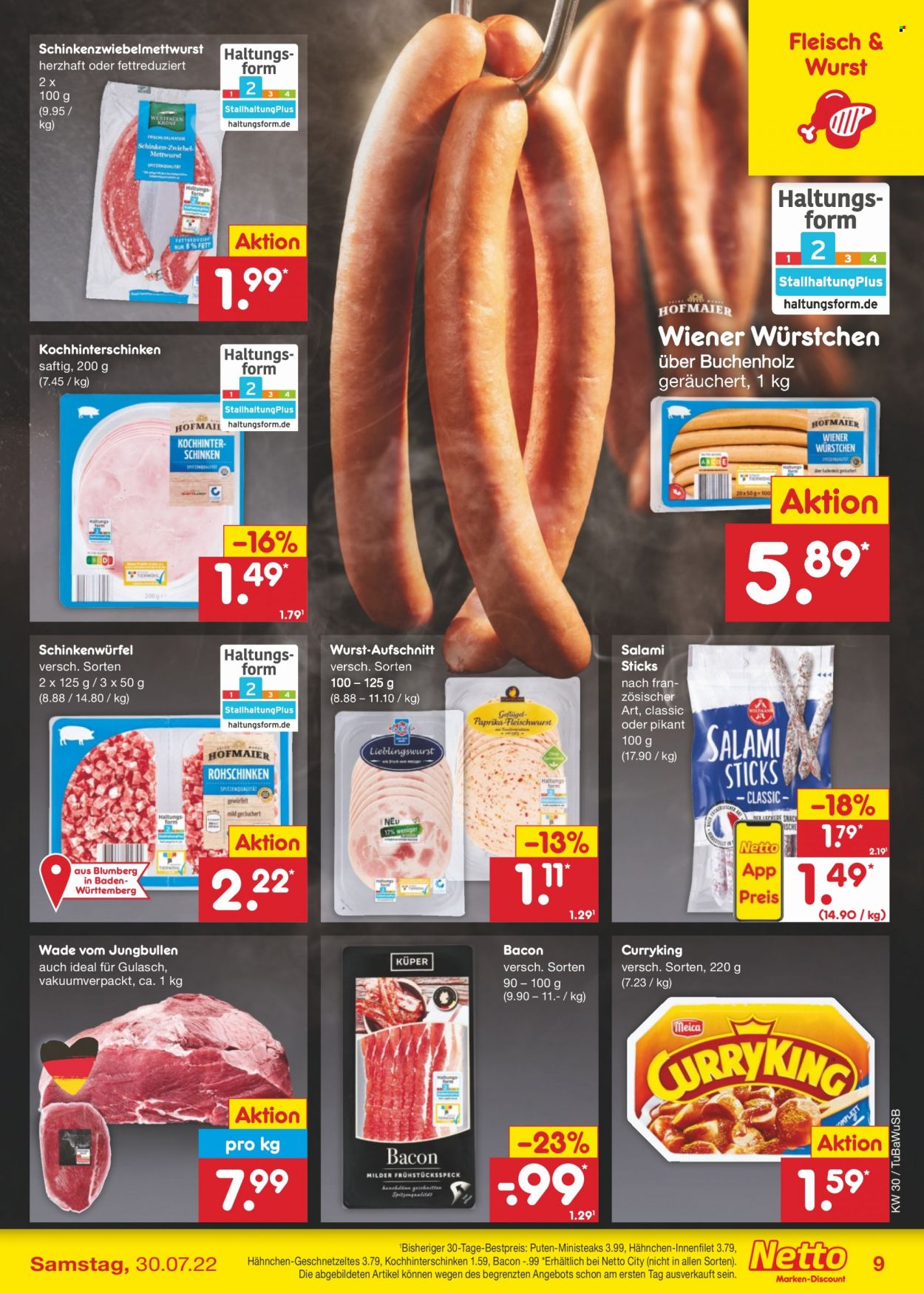 Netto Marken-Discount Prospekte  - 25.07.2022 - 30.07.2022. Seite 9