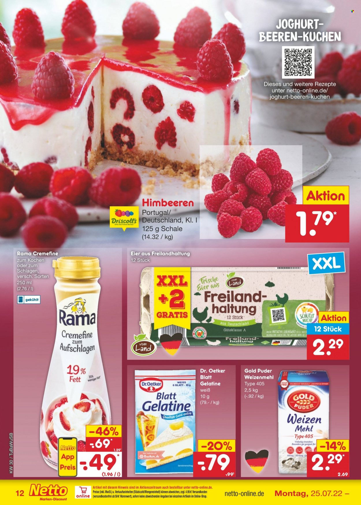 Netto Marken-Discount Prospekte  - 25.07.2022 - 30.07.2022. Seite 12
