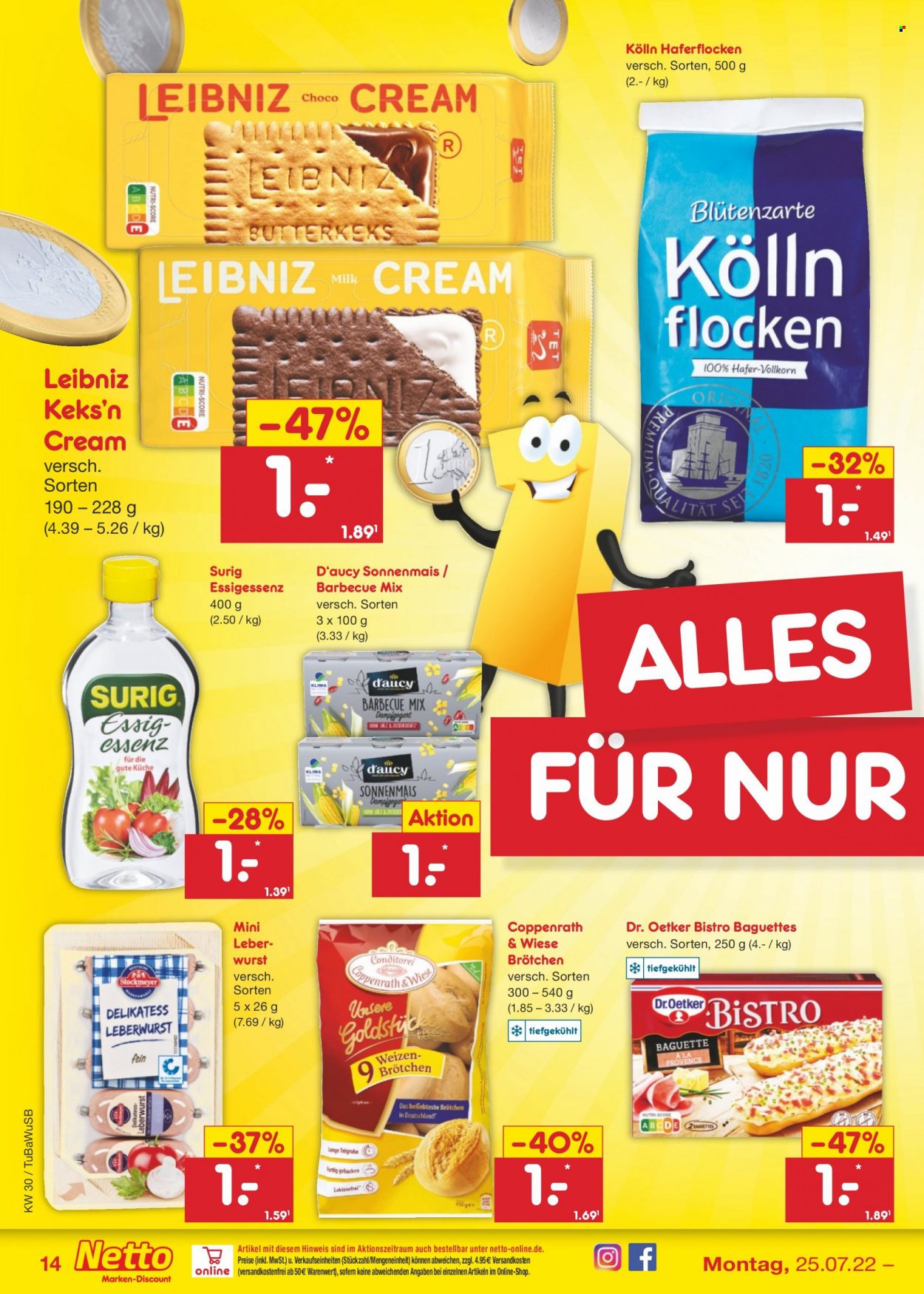 Netto Marken-Discount Prospekte  - 25.07.2022 - 30.07.2022. Seite 14