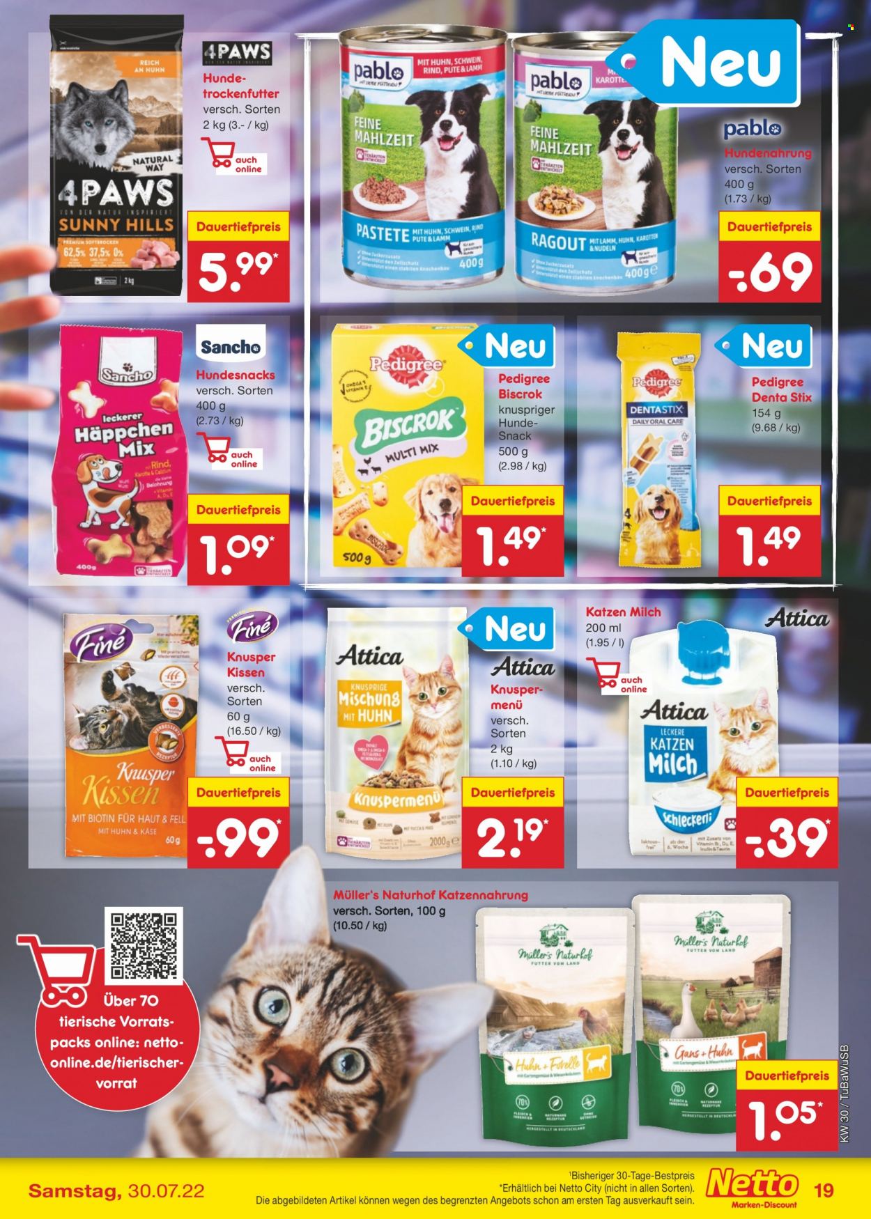 Netto Marken-Discount Prospekte  - 25.07.2022 - 30.07.2022. Seite 19
