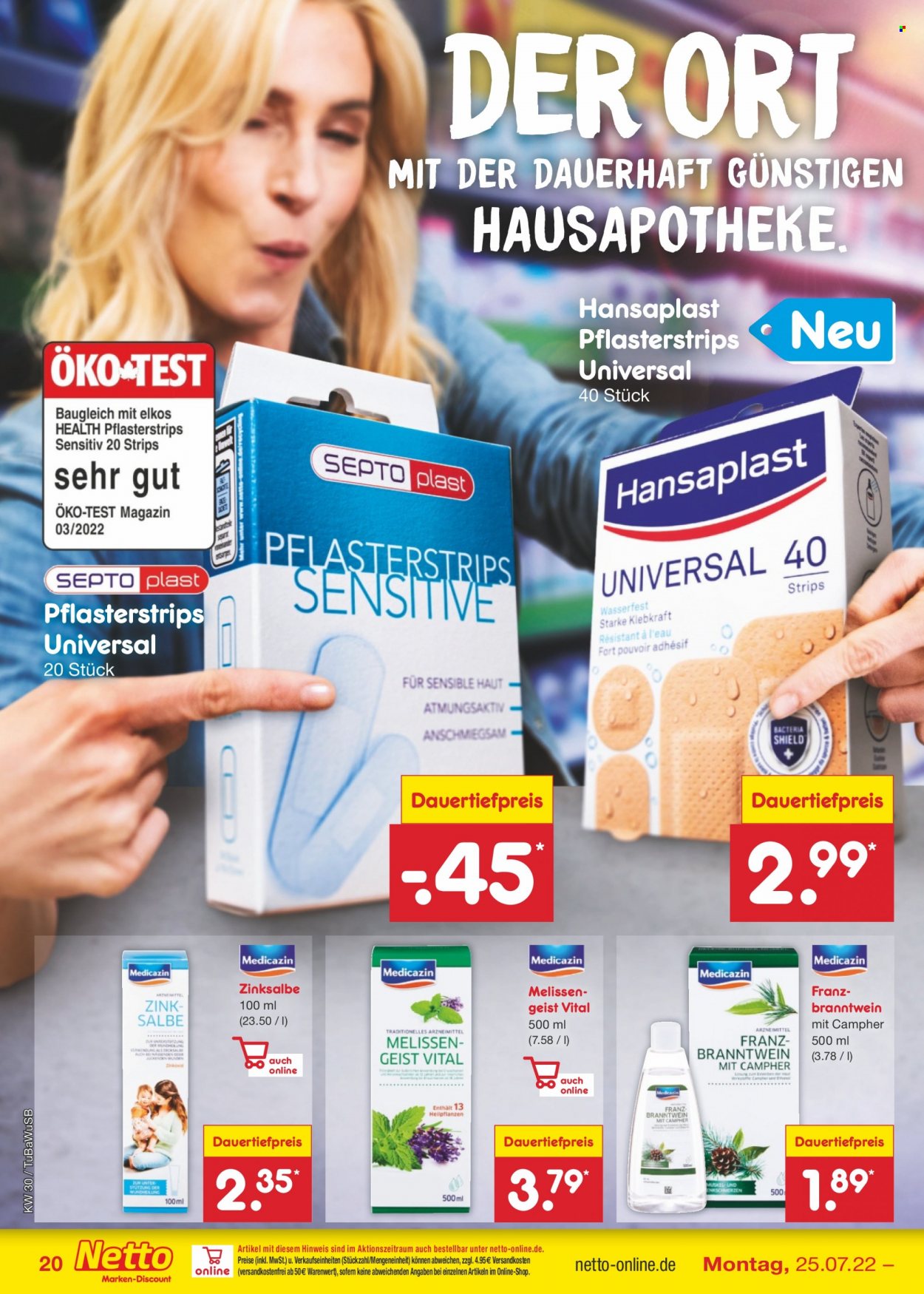 Netto Marken-Discount Prospekte  - 25.07.2022 - 30.07.2022. Seite 20