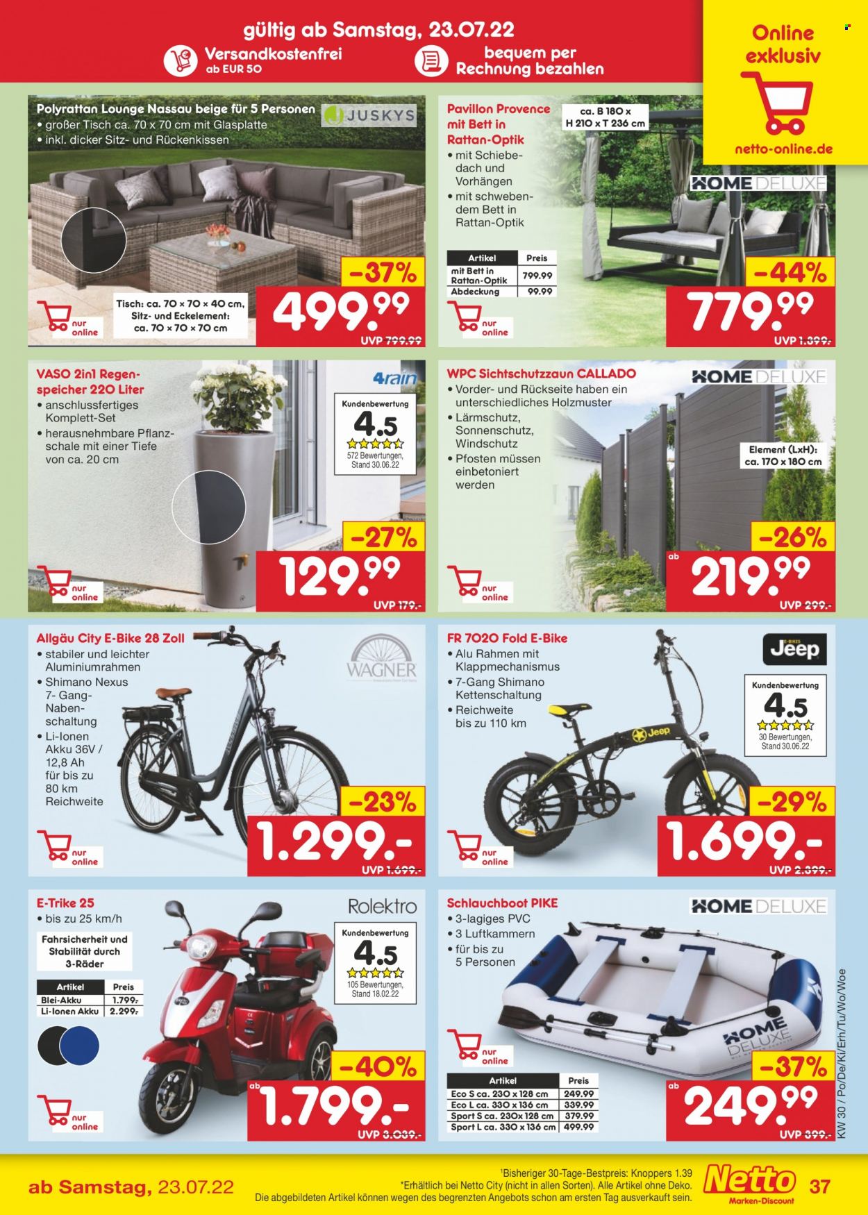 Netto Marken-Discount Prospekte  - 25.07.2022 - 30.07.2022. Seite 37