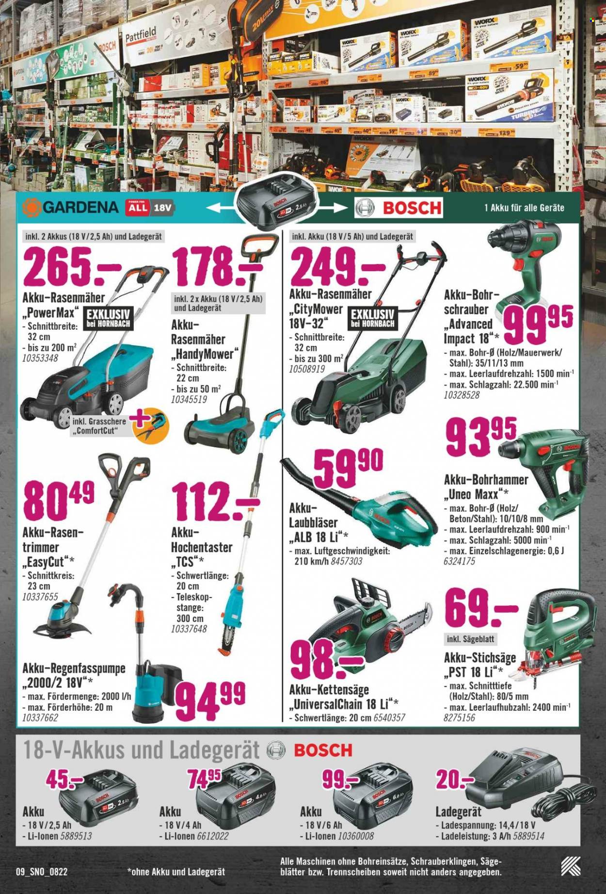 Hornbach Prospekte  - 26.07.2022 - 24.08.2022. Seite 9