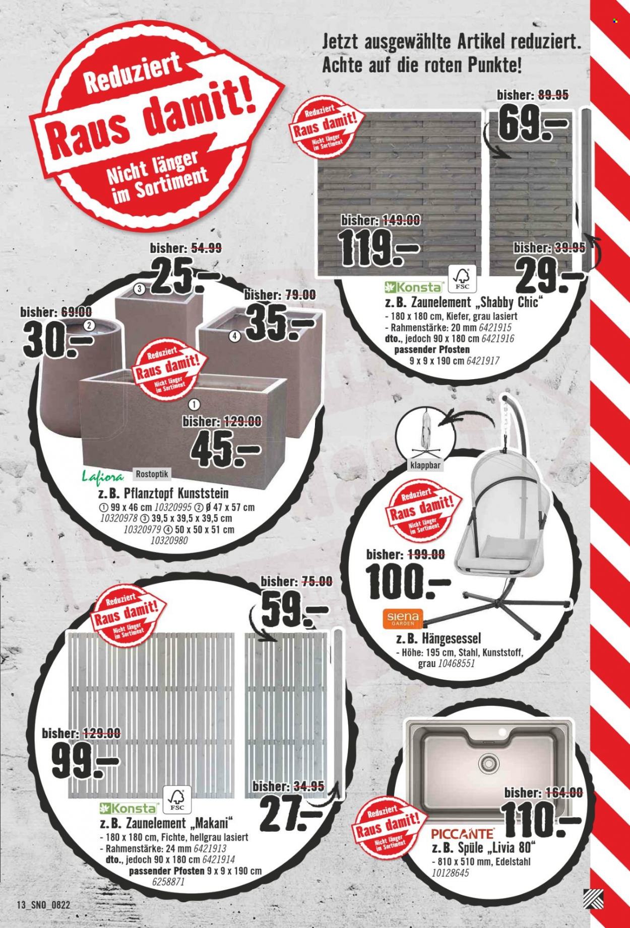 Hornbach Prospekte  - 26.07.2022 - 24.08.2022. Seite 13
