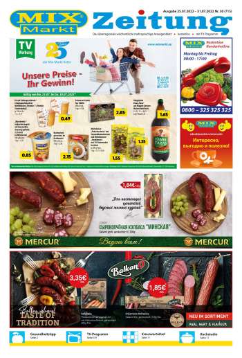 Prospekte Mix Markt - 25.07.2022 - 31.07.2022.
