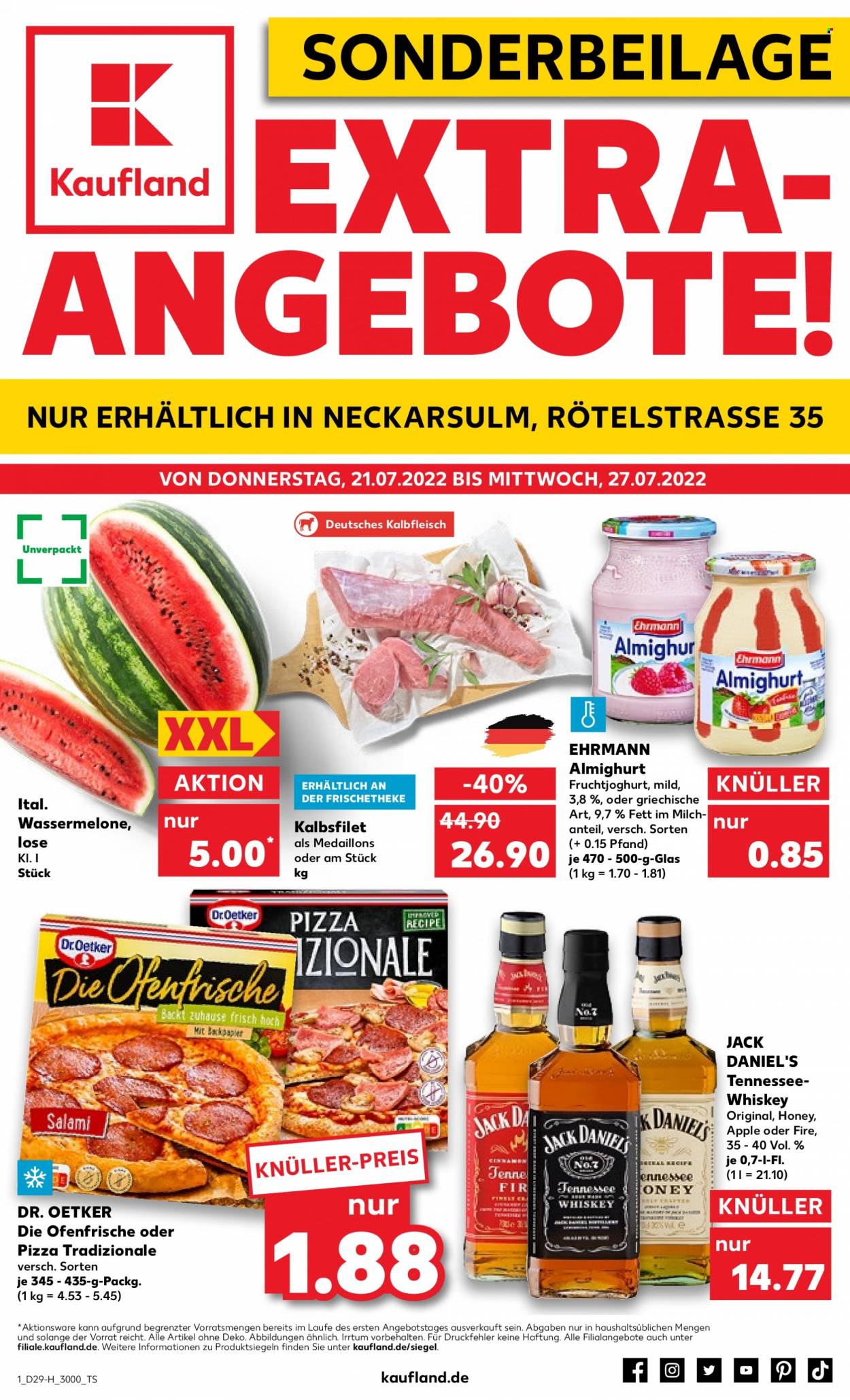 Kaufland Prospekte  - 21.07.2022 - 27.07.2022. Seite 1