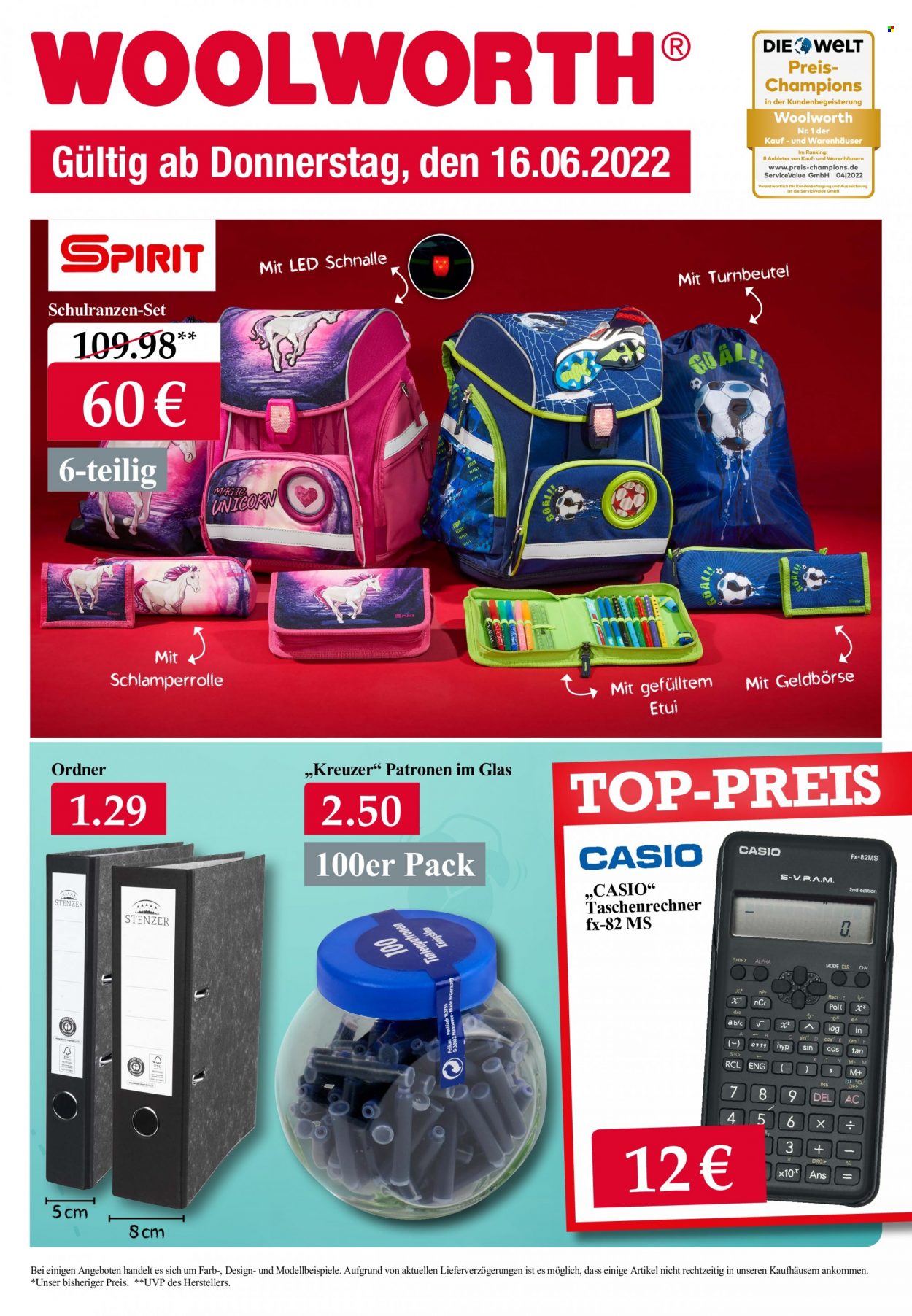Woolworth Prospekte . Seite 1