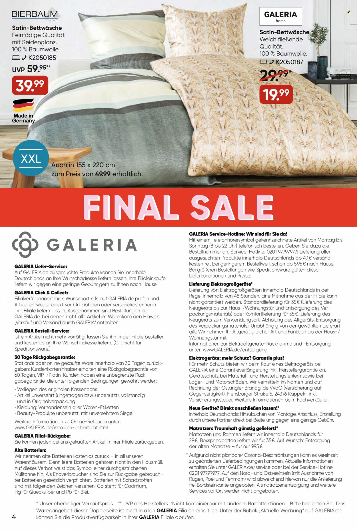 GALERIA Karstadt Kaufhof Prospekte  - 27.07.2022 - 2.08.2022. Seite 4