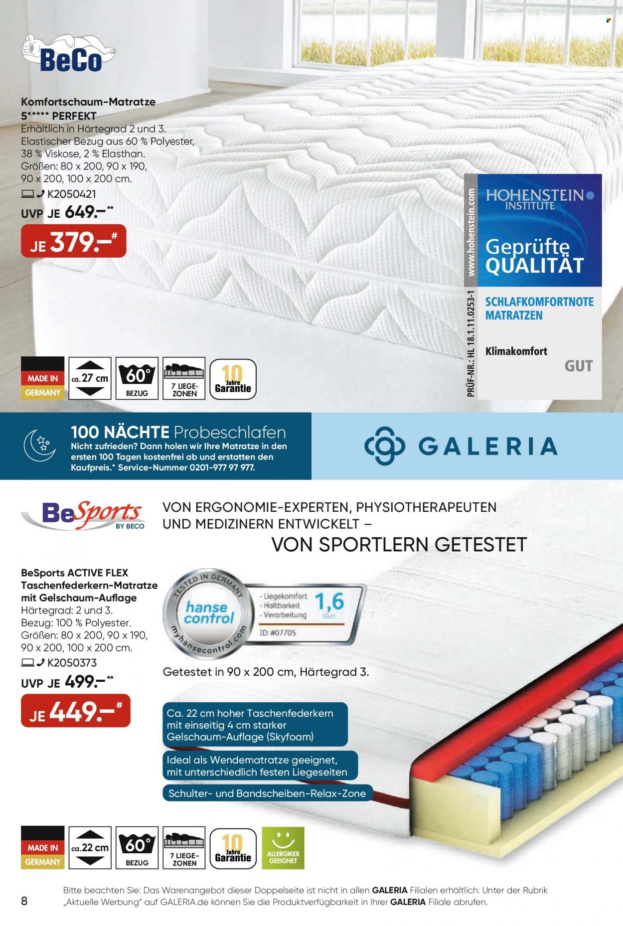 GALERIA Karstadt Kaufhof Prospekte  - 27.07.2022 - 2.08.2022. Seite 8