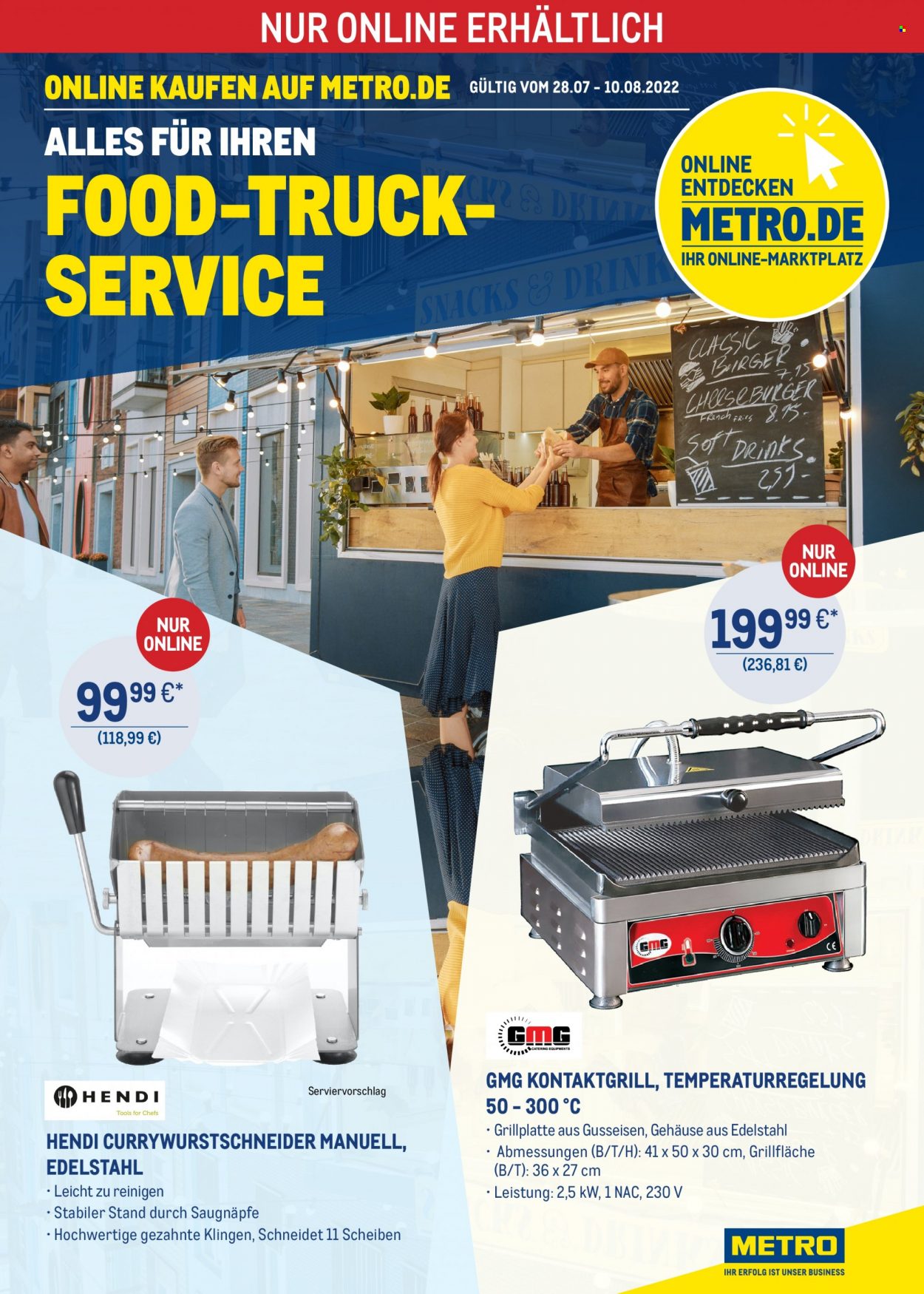Metro Prospekte  - 28.07.2022 - 10.08.2022. Seite 1