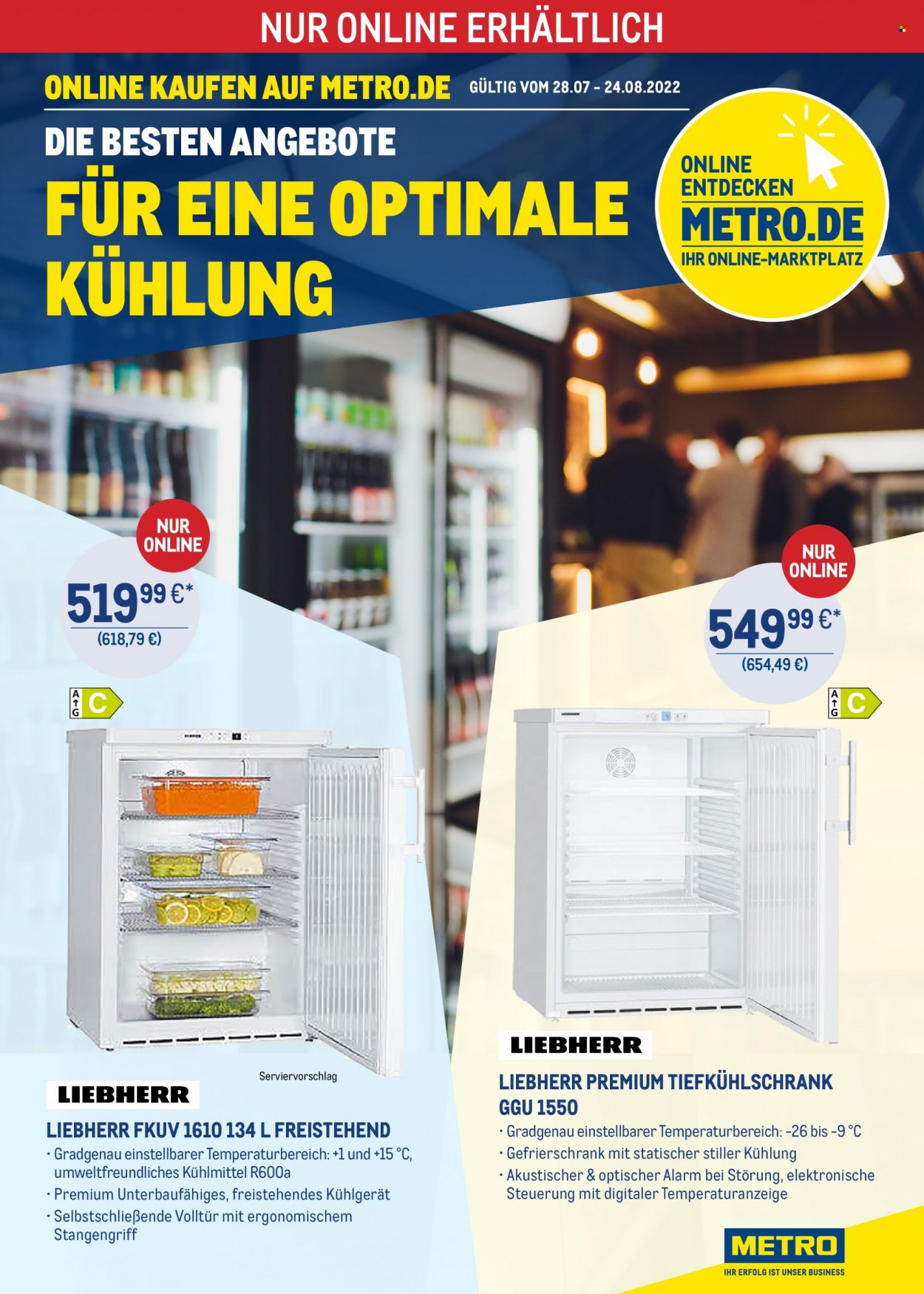 Metro Prospekte  - 28.07.2022 - 24.08.2022. Seite 1