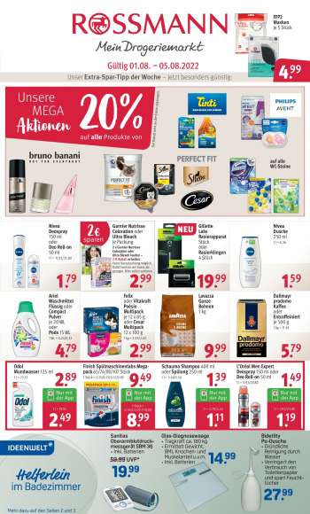 Prospekte Rossmann - 1.08.2022 - 5.08.2022.