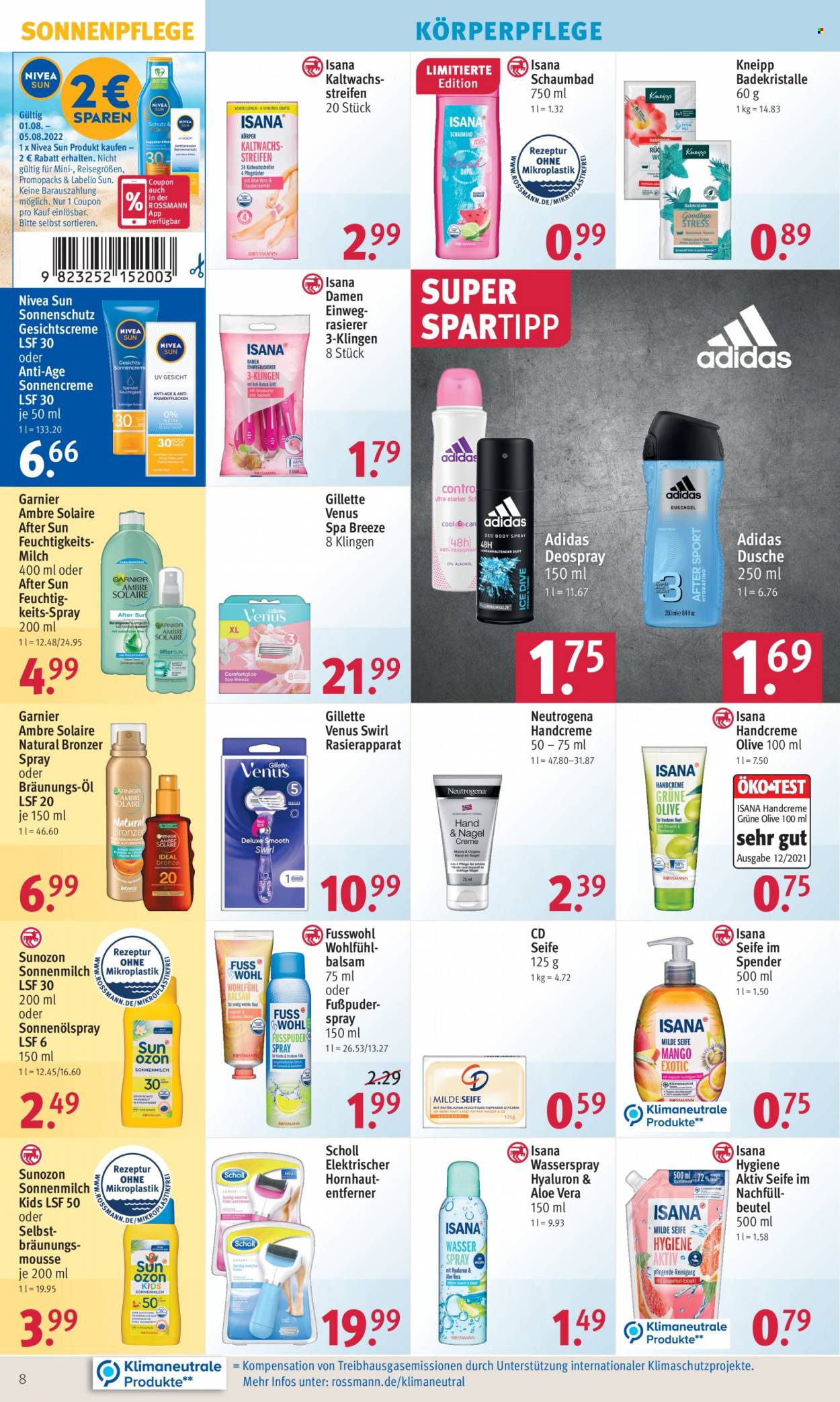 Rossmann Prospekte  - 1.08.2022 - 5.08.2022. Seite 8