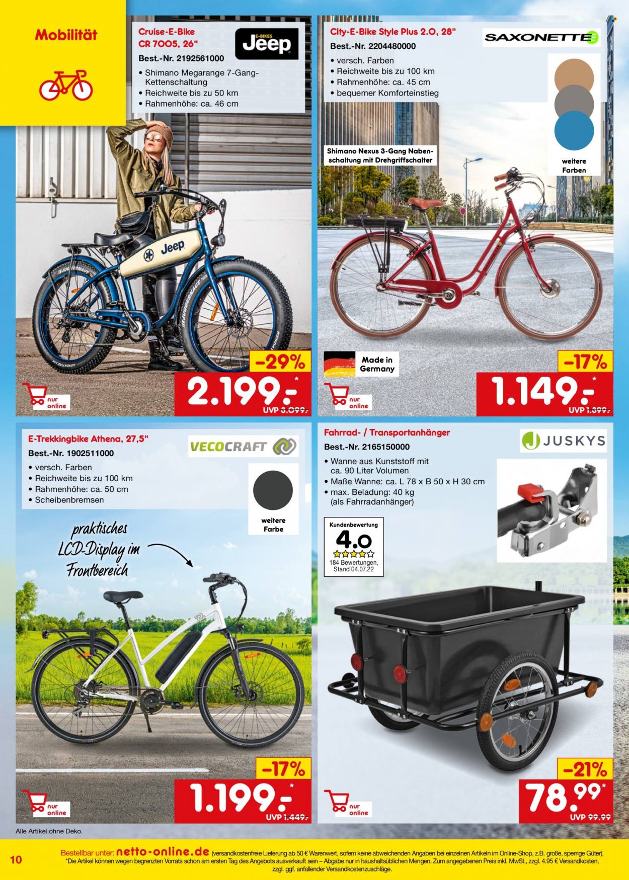 Netto Marken-Discount Prospekte  - 28.07.2022 - 31.08.2022. Seite 10