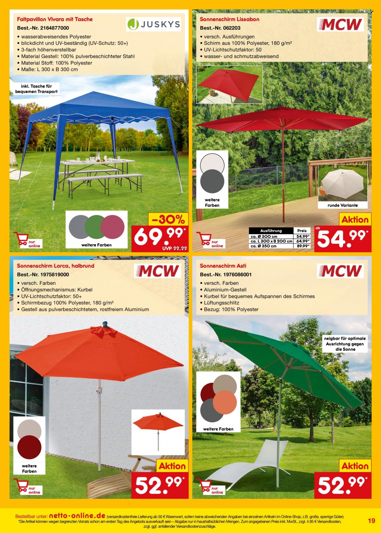 Netto Marken-Discount Prospekte  - 28.07.2022 - 31.08.2022. Seite 19