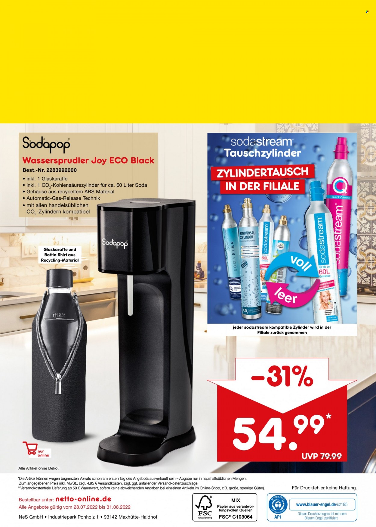 Netto Marken-Discount Prospekte  - 28.07.2022 - 31.08.2022. Seite 40