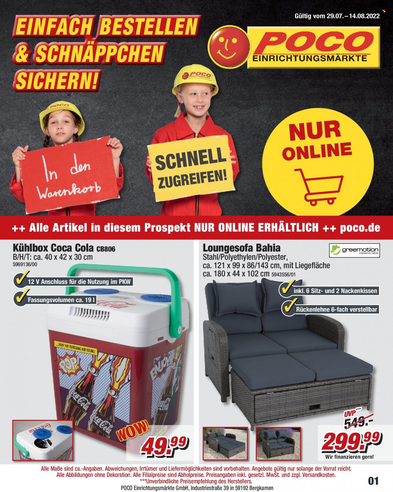 Poco Prospekte  - 29.07.2022 - 14.08.2022. Seite 1