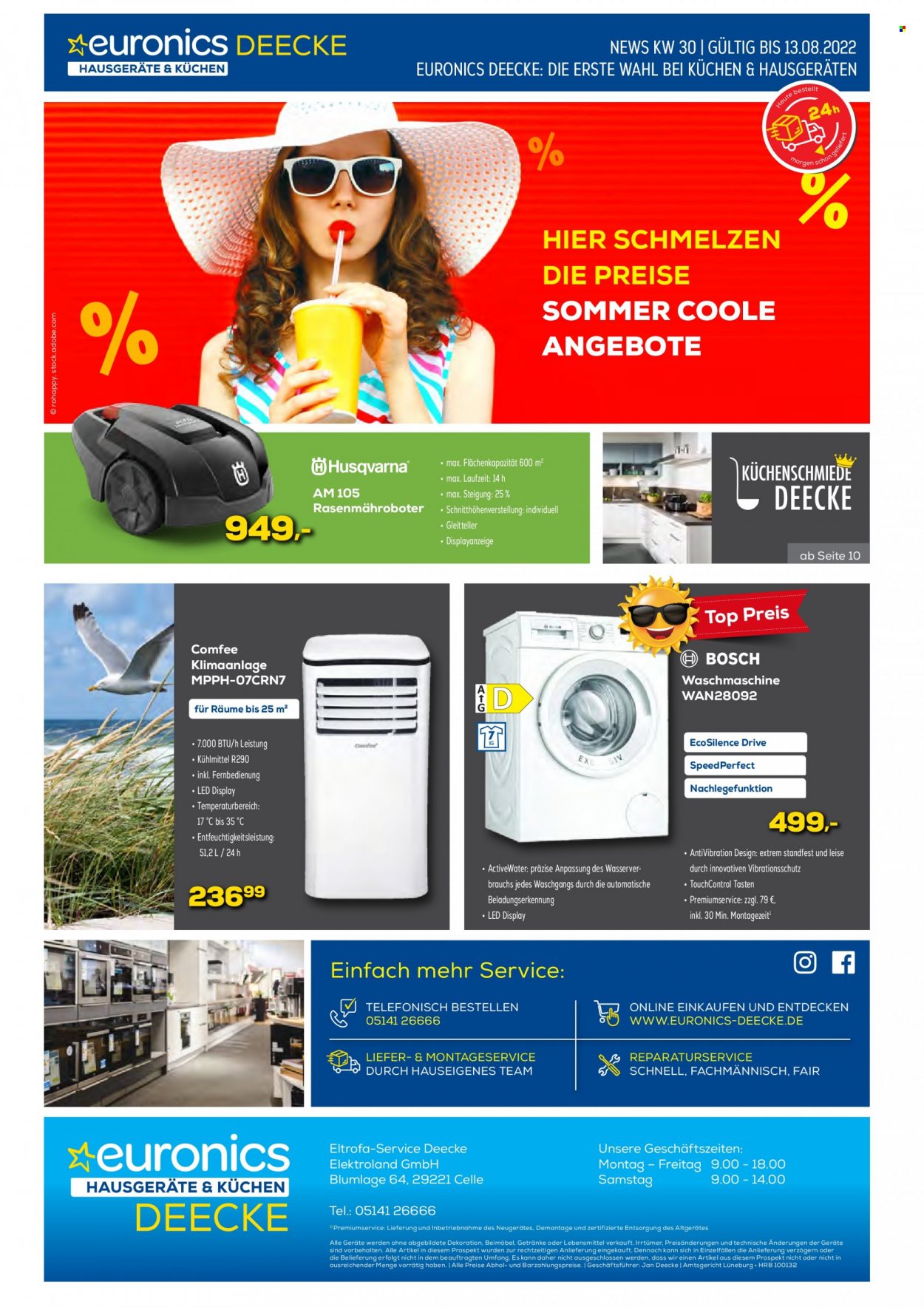 Euronics Prospekte  - 29.07.2022 - 13.08.2022. Seite 1