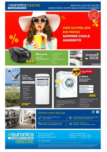 Prospekte Euronics - 29.07.2022 - 13.08.2022.
