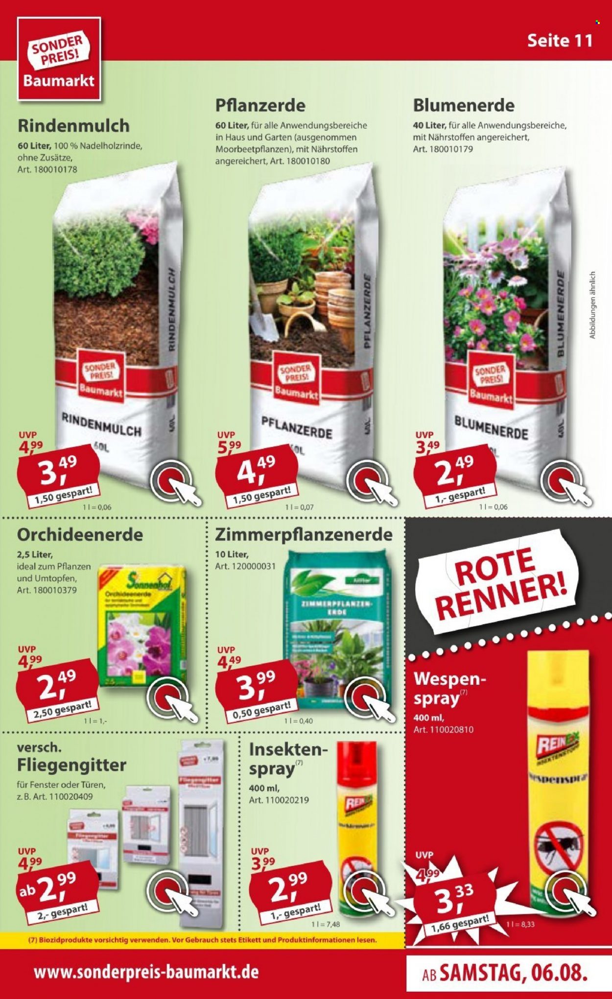 Sonderpreis-Baumarkt Prospekte  - 6.08.2022 - 12.08.2022. Seite 11