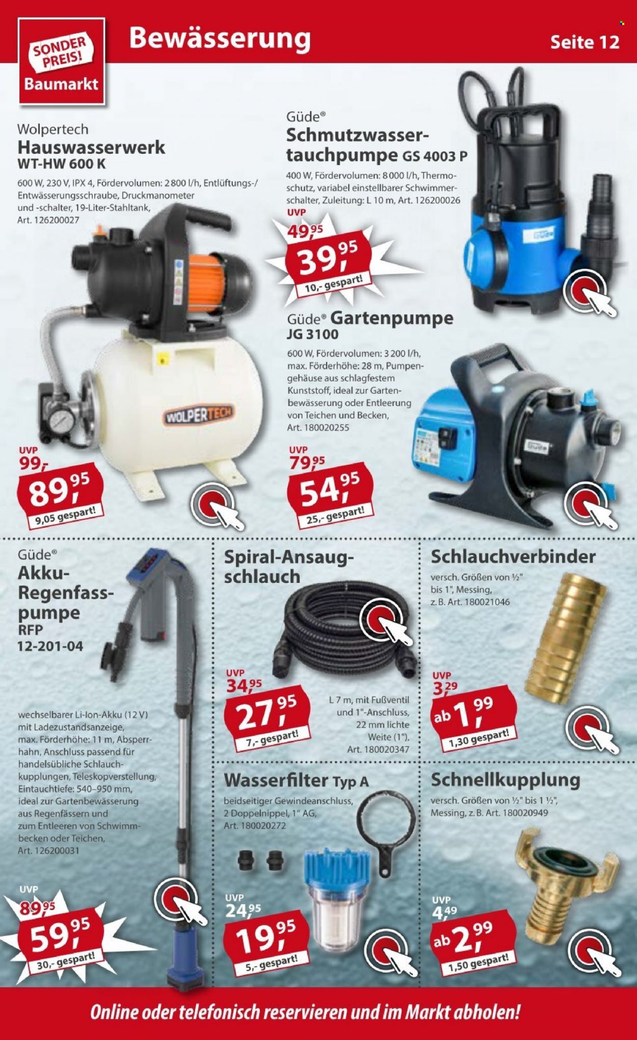 Sonderpreis-Baumarkt Prospekte  - 6.08.2022 - 12.08.2022. Seite 12