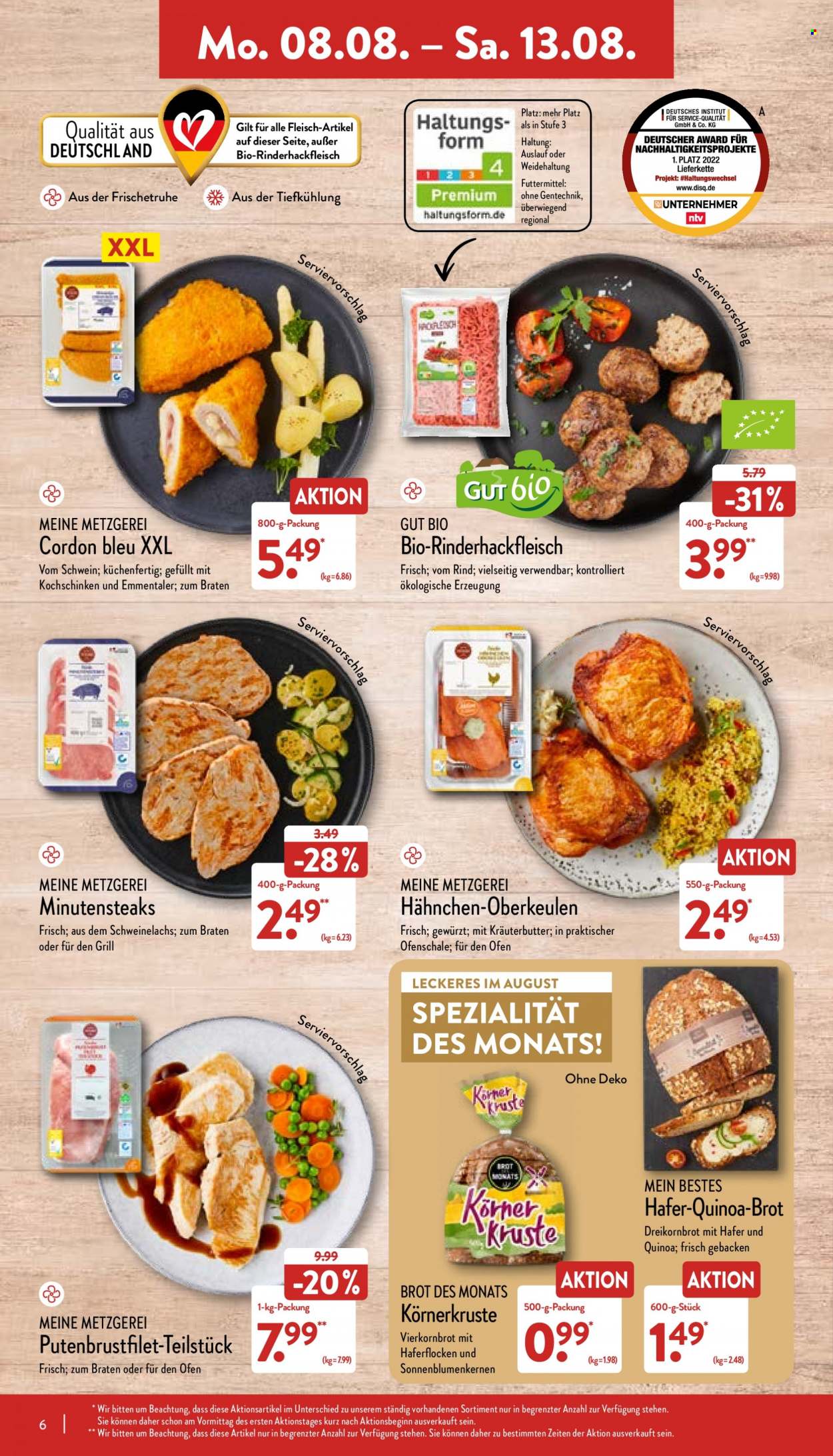 ALDI Nord Prospekte  - 8.08.2022 - 13.08.2022. Seite 6