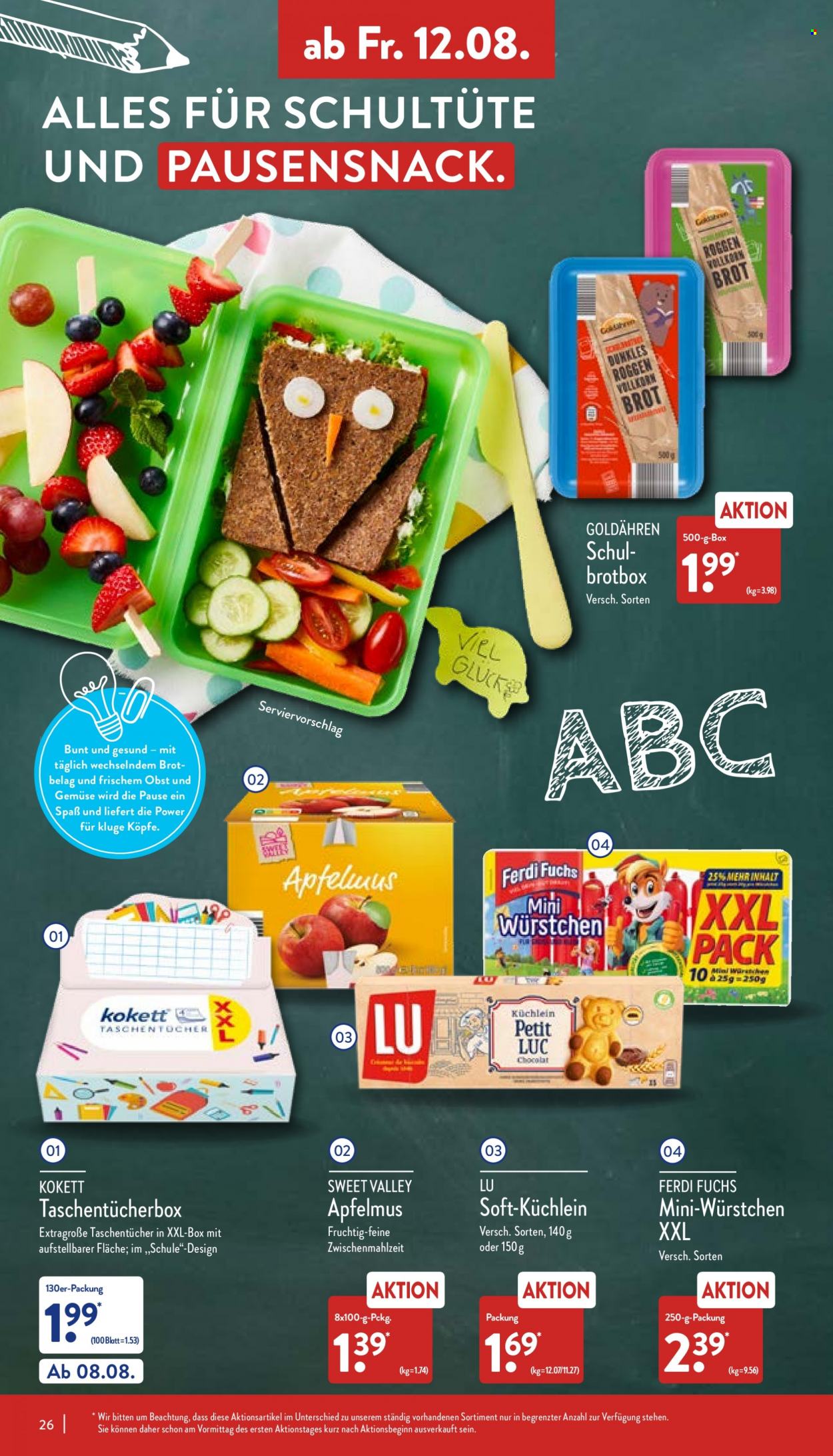 ALDI Nord Prospekte  - 8.08.2022 - 13.08.2022. Seite 26