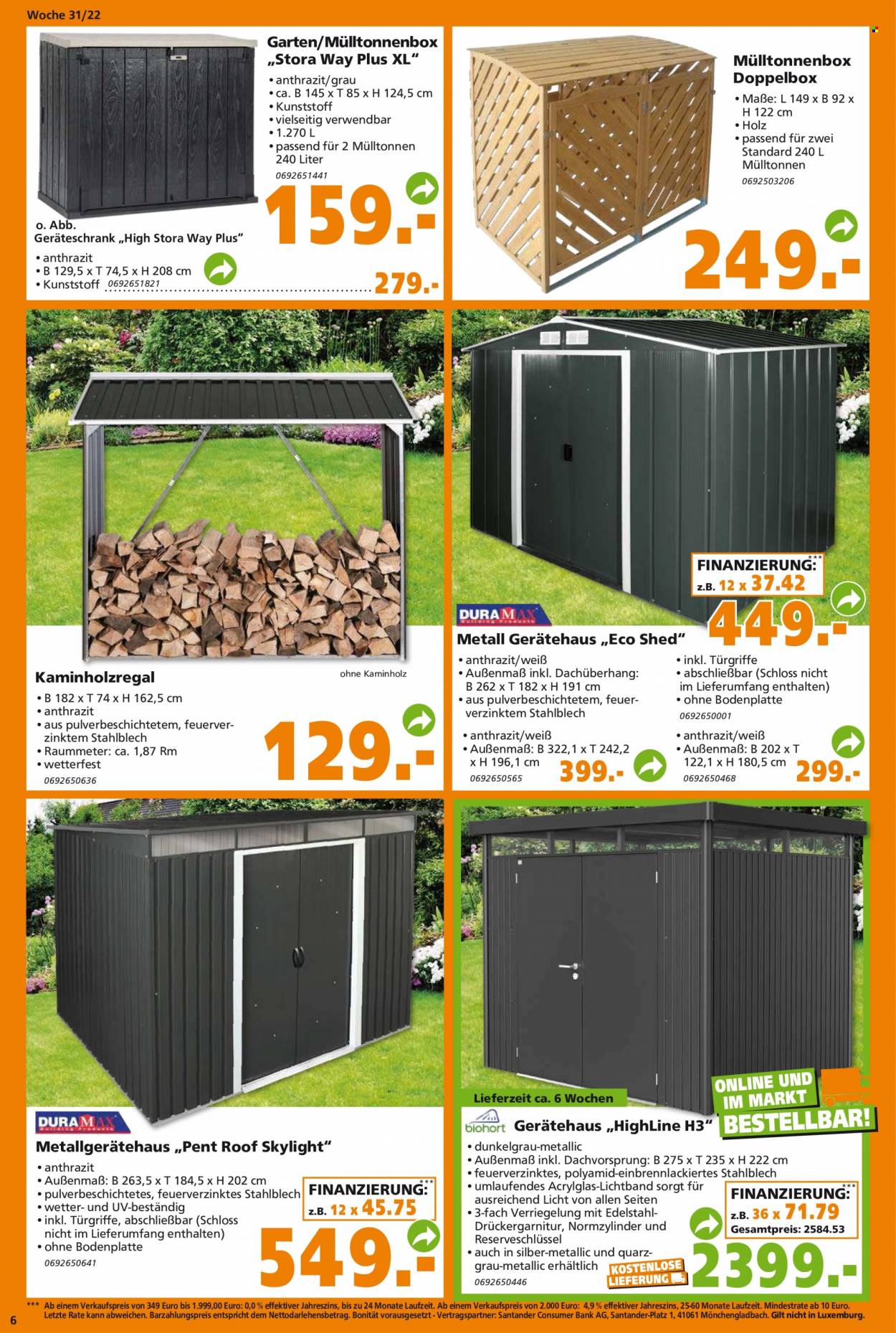 Globus Baumarkt Prospekte  - 1.08.2022 - 6.08.2022. Seite 6