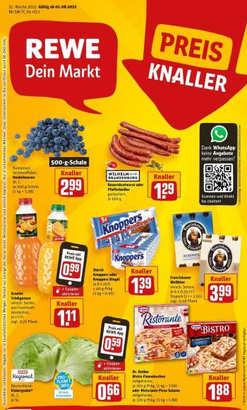 Prospekte REWE - 1.08.2022 - 6.08.2022.