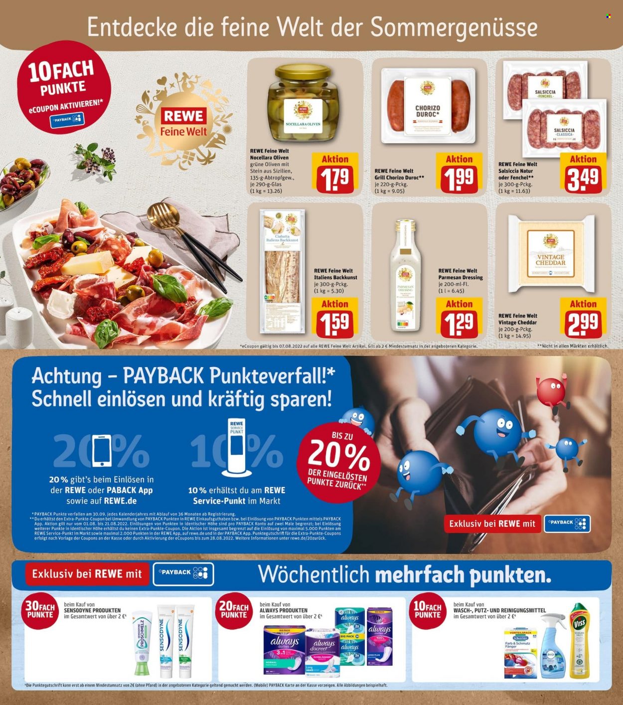 REWE Prospekte  - 1.08.2022 - 6.08.2022. Seite 18