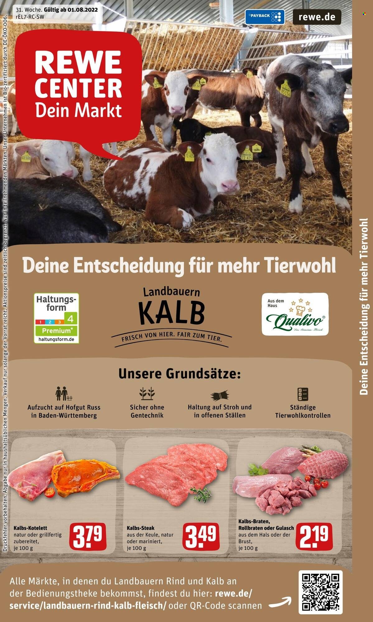 REWE Prospekte  - 1.08.2022 - 6.08.2022. Seite 33