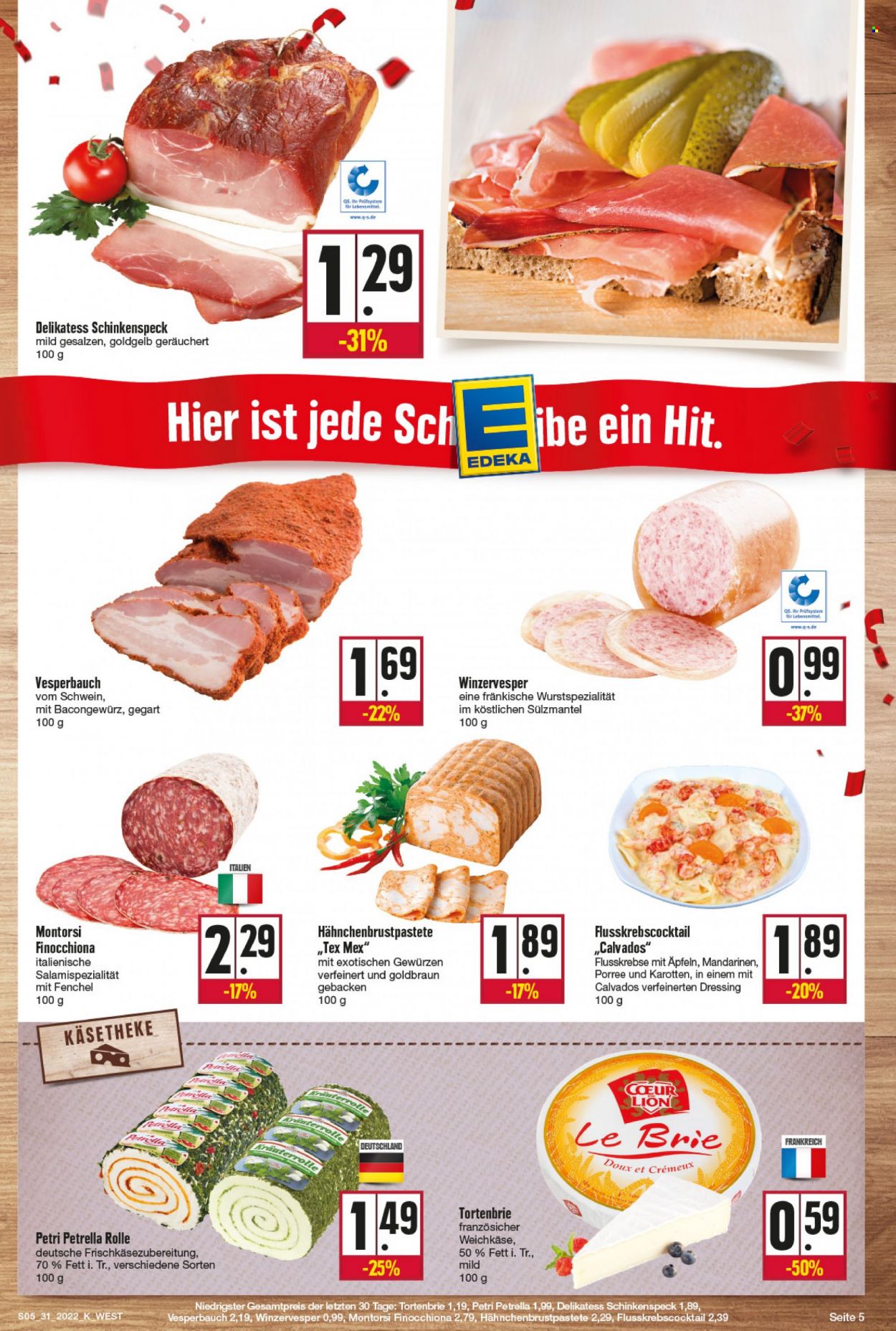 Edeka Prospekte  - 1.08.2022 - 6.08.2022. Seite 5