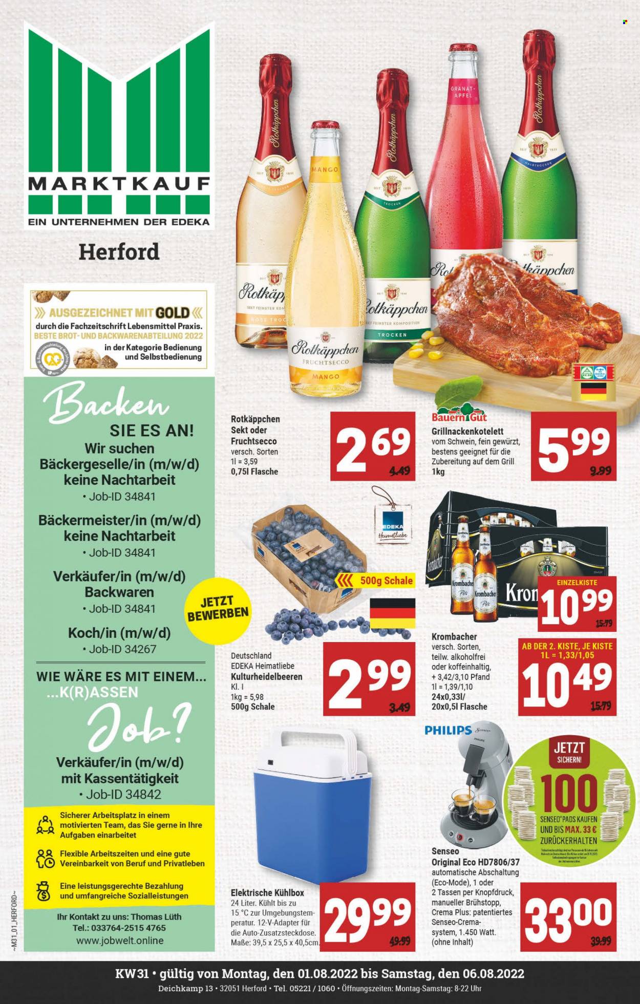 Marktkauf Prospekte  - 1.08.2022 - 6.08.2022. Seite 1