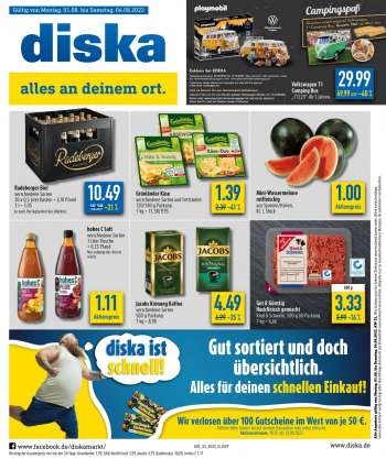 Prospekte Diska - 1.08.2022 - 6.08.2022.
