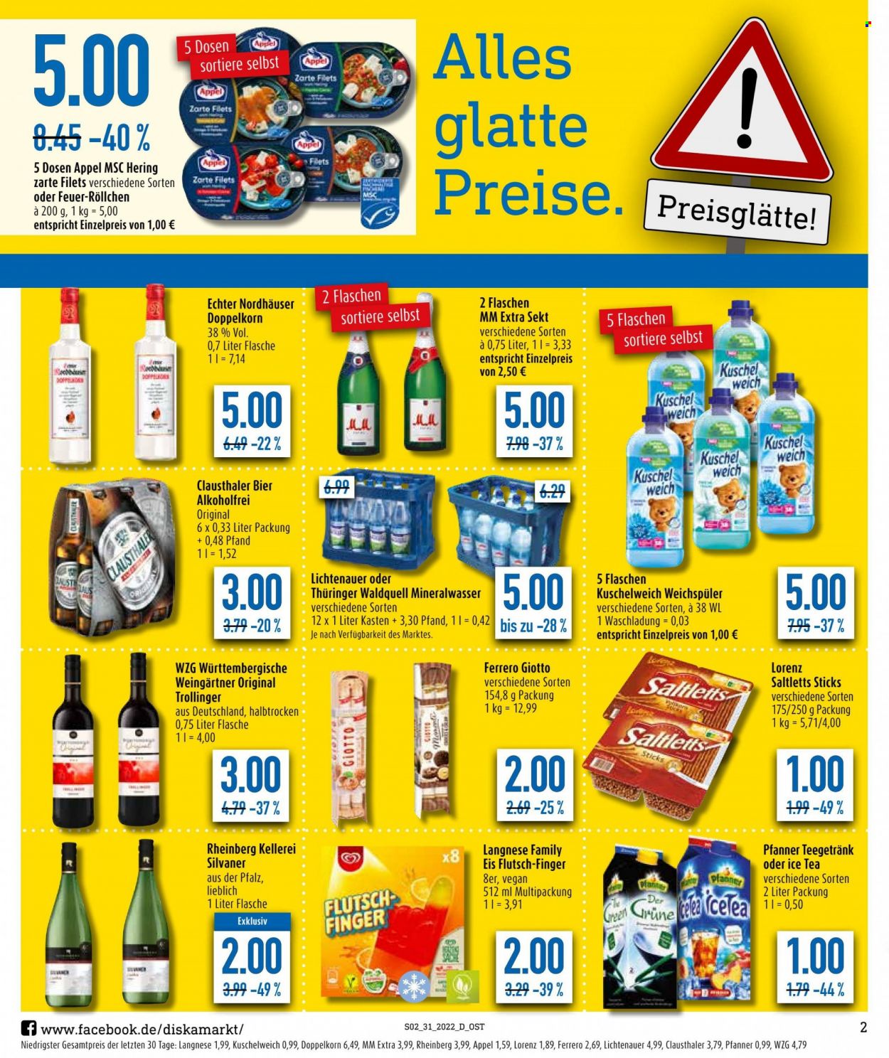 Diska Prospekte  - 1.08.2022 - 6.08.2022. Seite 2