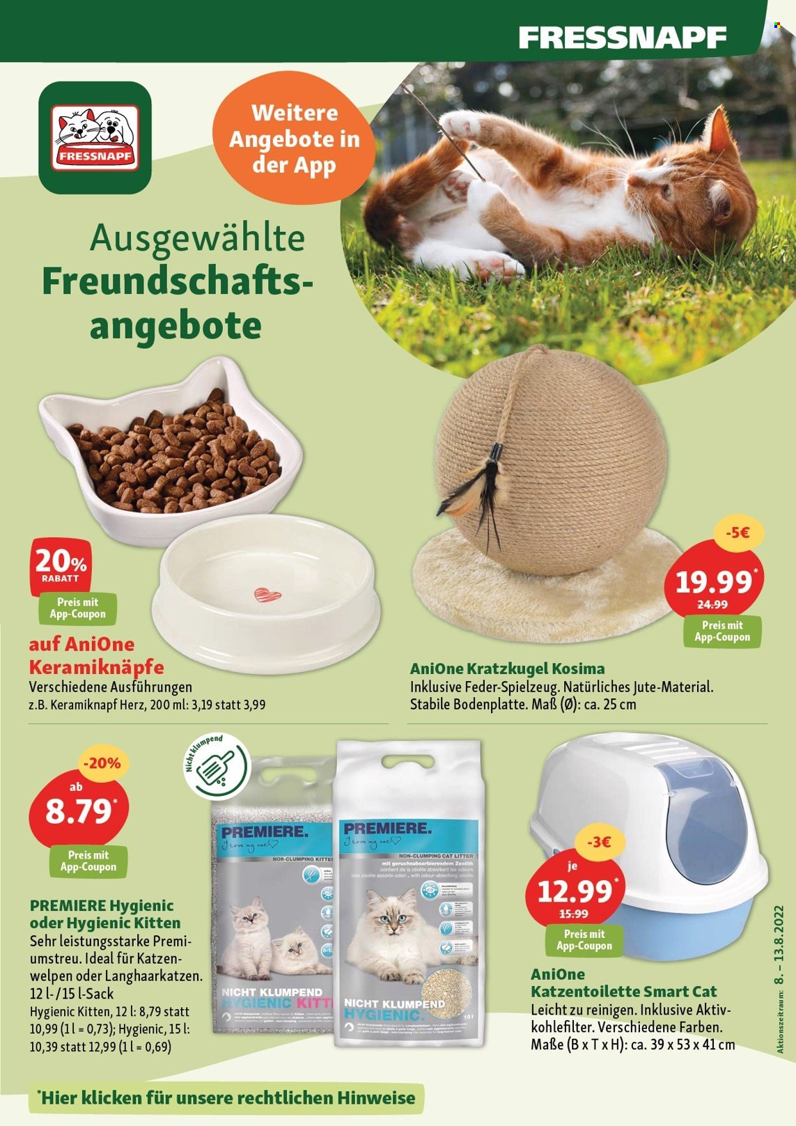 Fressnapf Prospekte  - 8.08.2022 - 13.08.2022. Seite 9