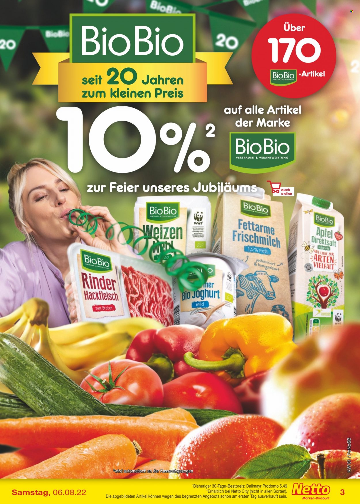 Netto Marken-Discount Prospekte  - 1.08.2022 - 6.08.2022. Seite 3