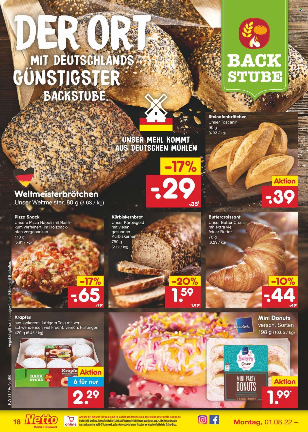 Netto Marken-Discount Prospekte  - 1.08.2022 - 6.08.2022. Seite 18